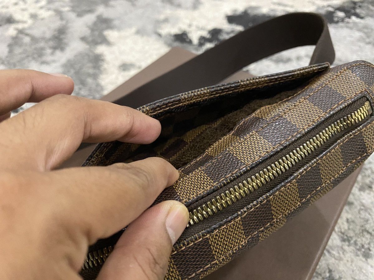 Louis Vuitton Authentic Louis Vuitton Geronimos Damier Ebene Size ONE SIZE - 11 Thumbnail