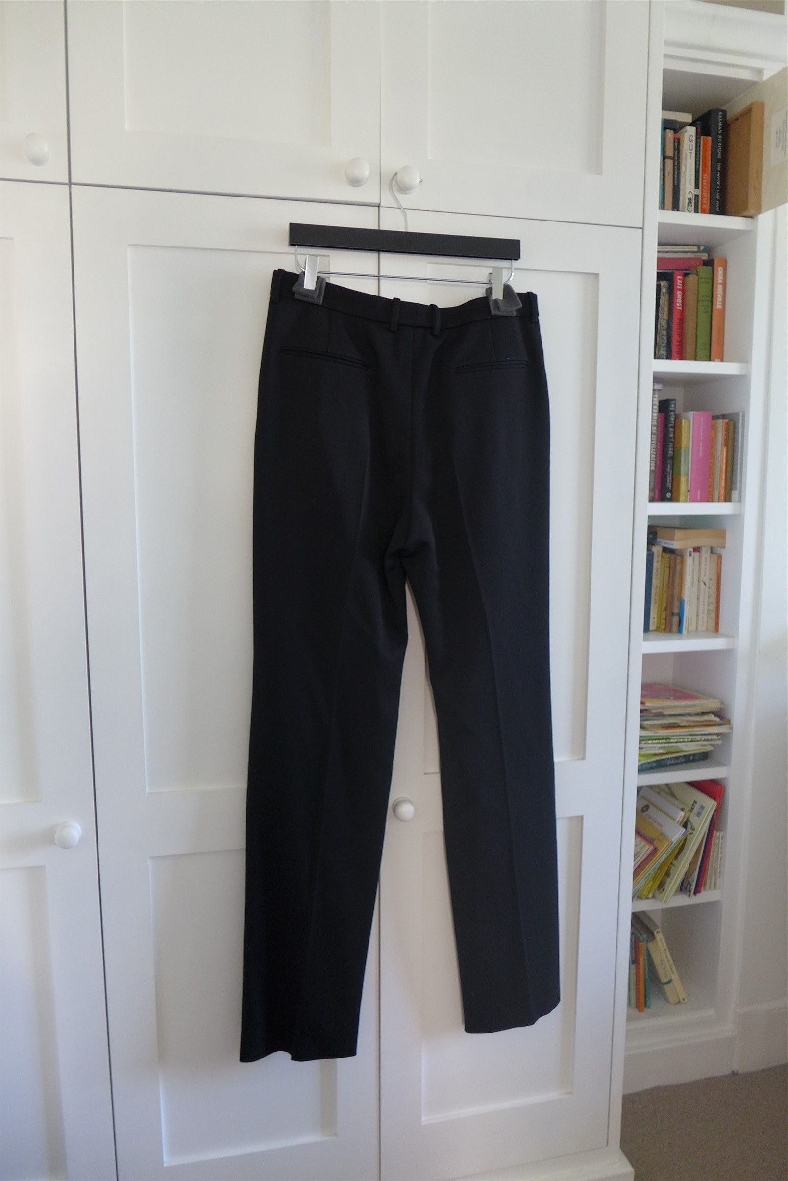 Saint Laurent Paris Saint Laurent Relaxed Fit Tuxedo Trousers - Black Wool Size US 32 / EU 48 - 4 Thumbnail