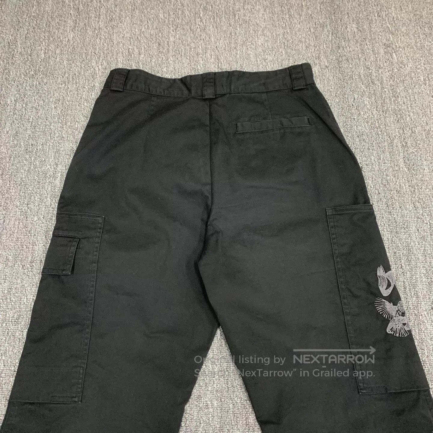Louis Vuitton Black Cargo Shorts with Embroidered Design . Size US 30 / EU 46 - 2 Thumbnail