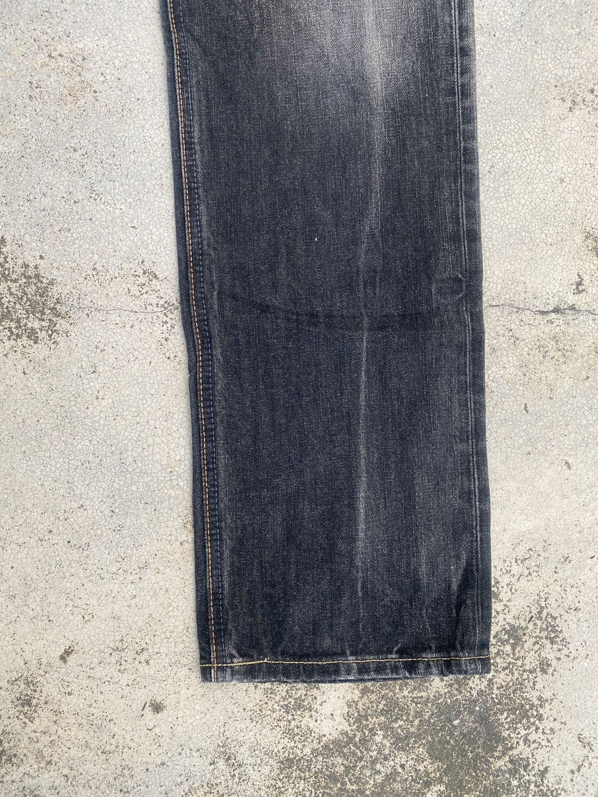 Japanese Brand × Vintage × Wrangler Vintage y2k Wrangler Faded Claw Mark Jeans Size US 32 / EU 48 - 10 Thumbnail