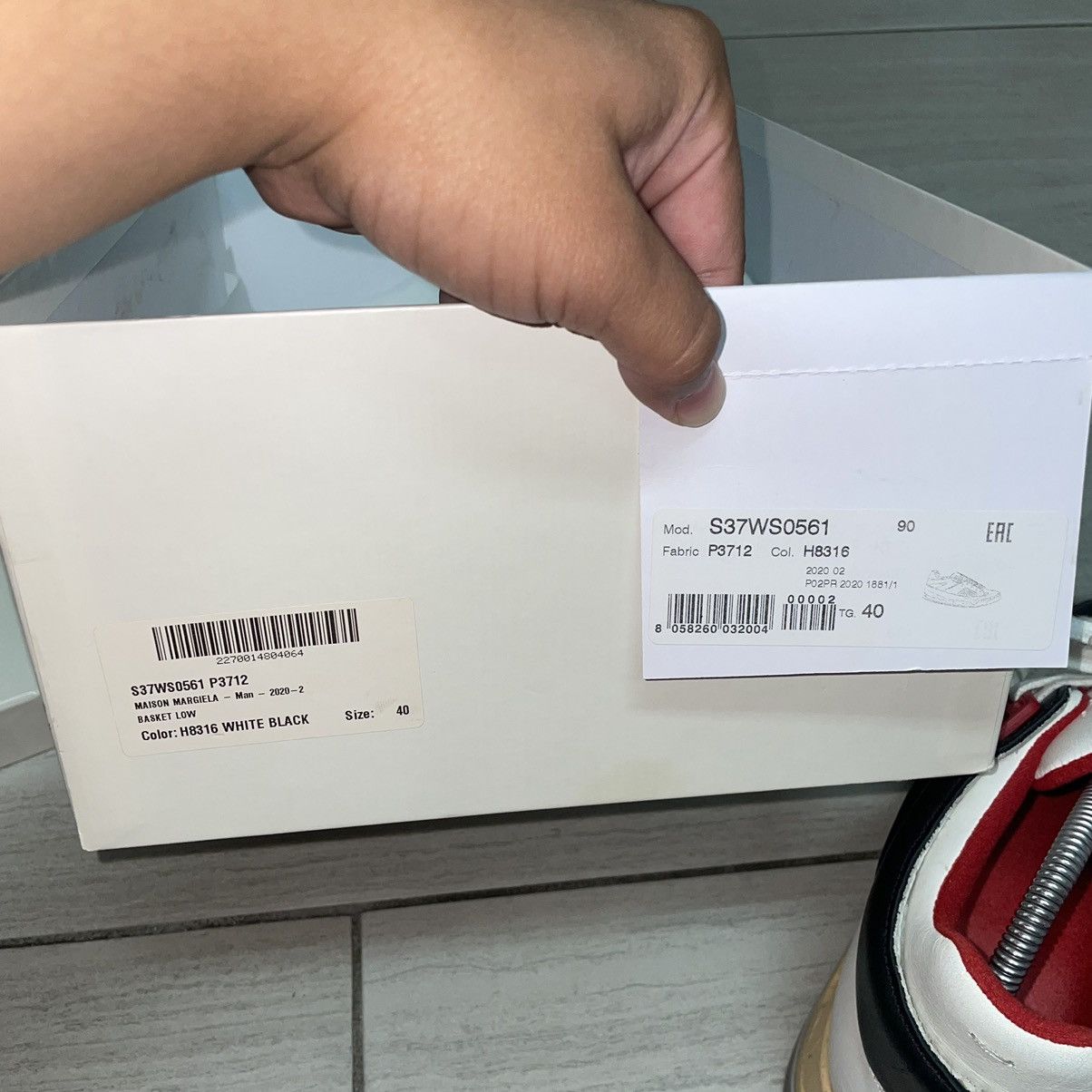 Maison Margiela Margiela Distressed Basketball Sneaker size 40 Size US 7 / EU 40 - 12 Thumbnail