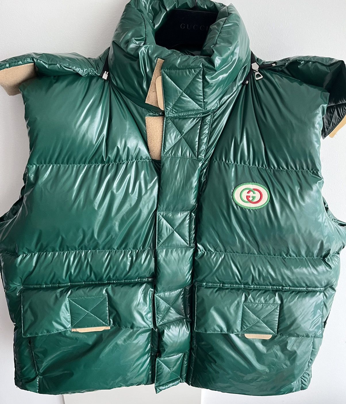 Gucci $3K Super Runway Brand New Goose Down Heavy Vest Coat Rare Size US XXL / EU 58 / 5 - 1 Thumbnail