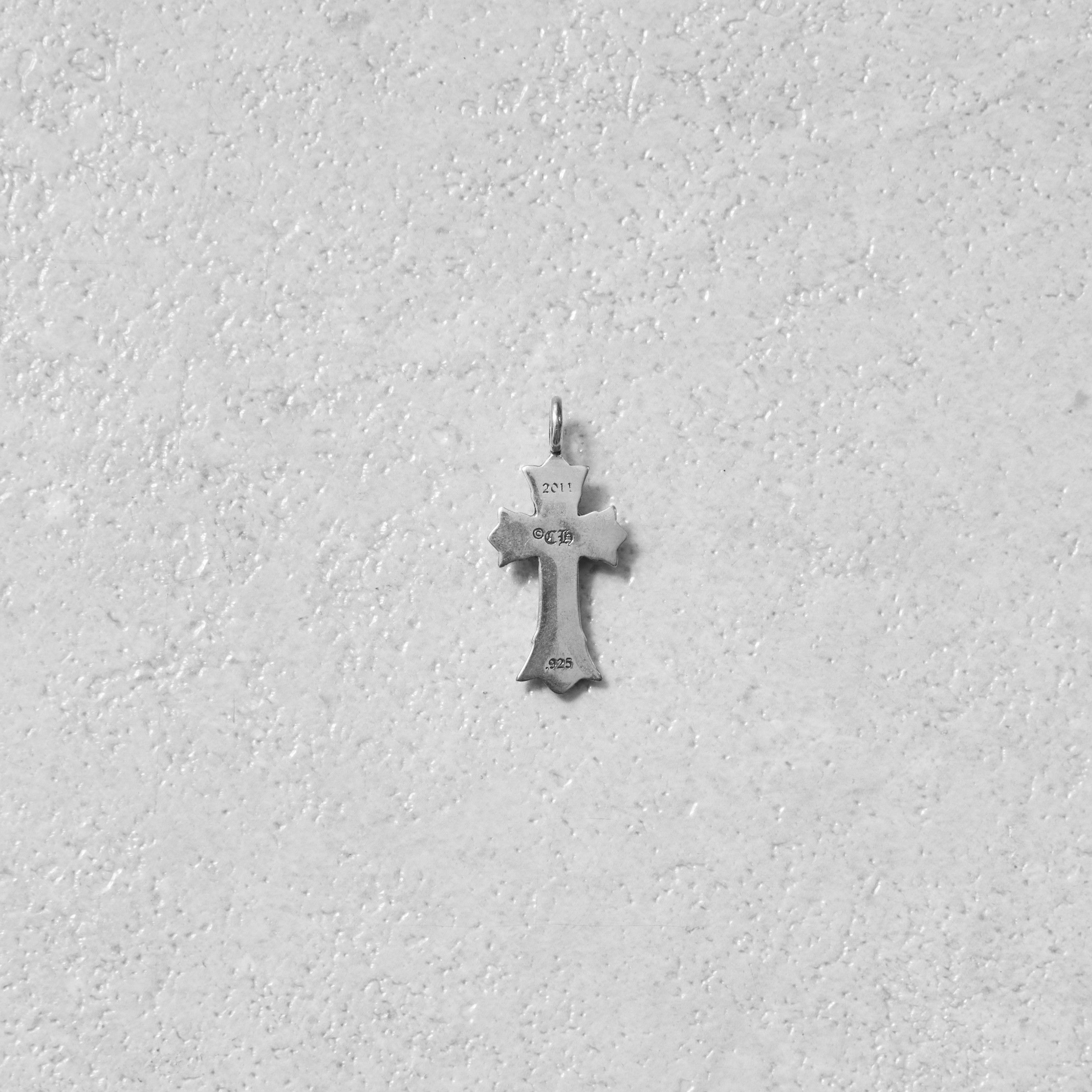 Chrome Hearts CHROME HEARTS DBL CH CROSS CHARM SILVER Size ONE SIZE - 2 Thumbnail