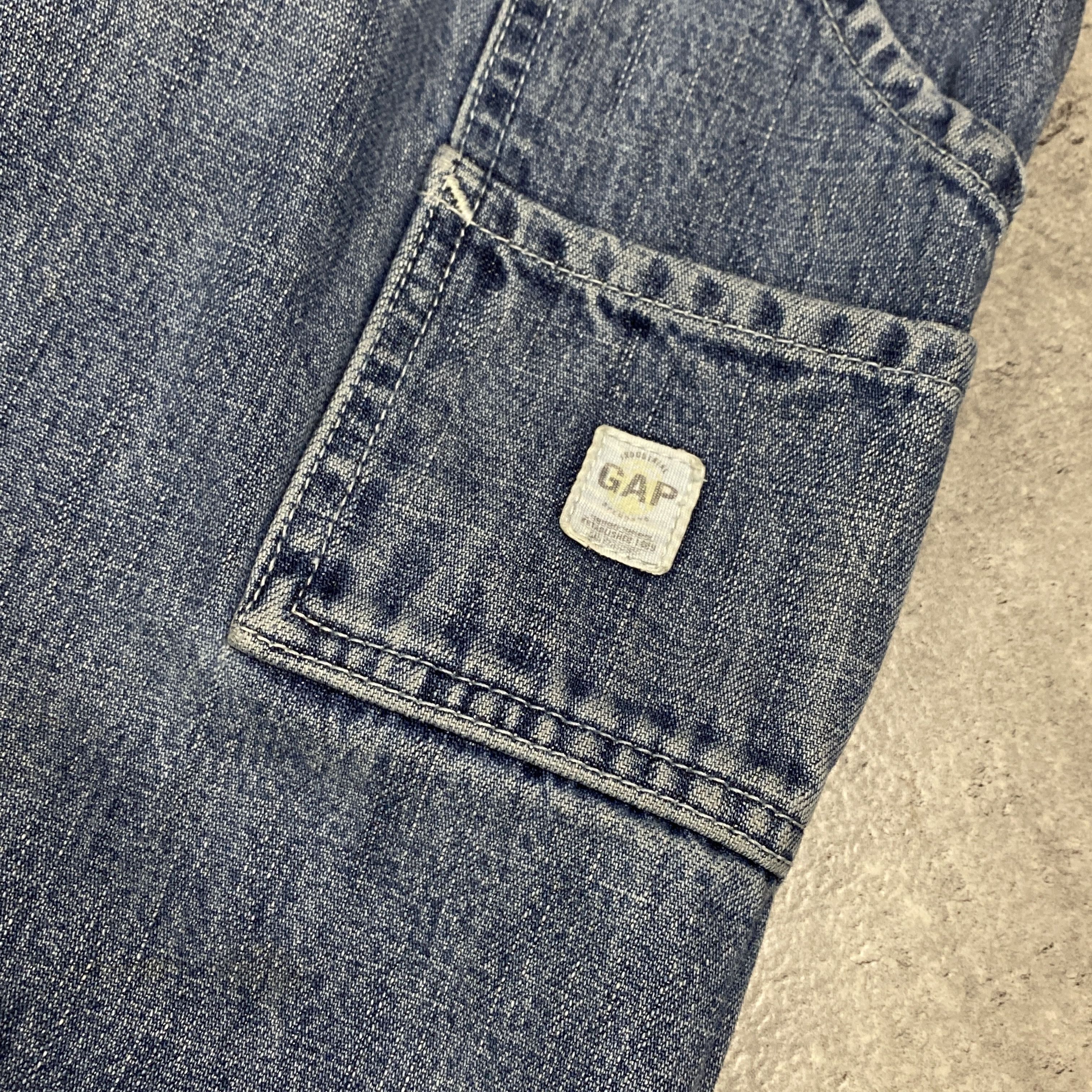Gap × Vintage GAP carpenter vintage baggy jeans - 31 Size 31" - 3 Thumbnail