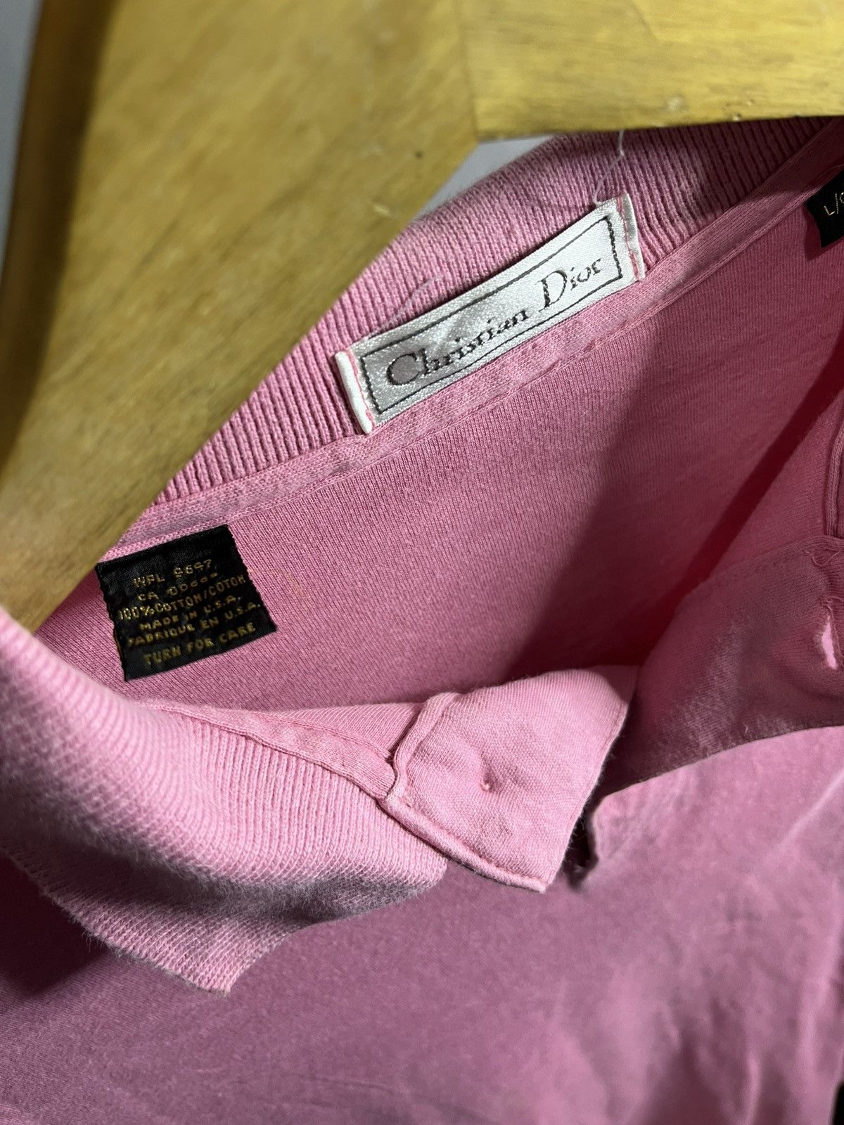 Dior Dior small logo embroidery poloshirt Size US L / EU 52-54 / 3 - 4 Thumbnail