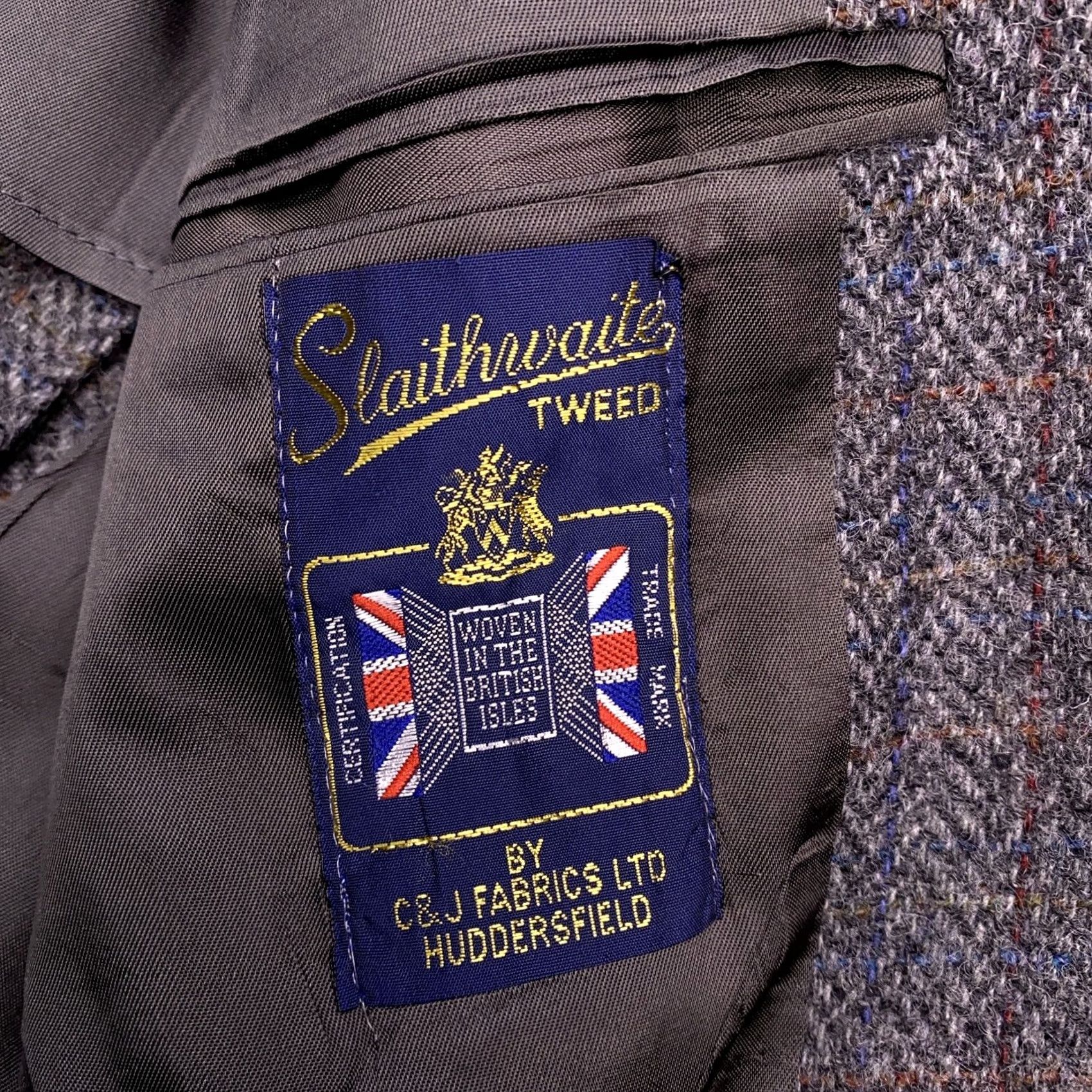 Vintage VINTAGE Kuppenheimer Blazer Sport Coat Wool Gray Herringbone Tweed 40R Notch Lapel Single-Breasted Four-Button Jacket Mens Regular Chest 40 Size 40R - 5 Thumbnail