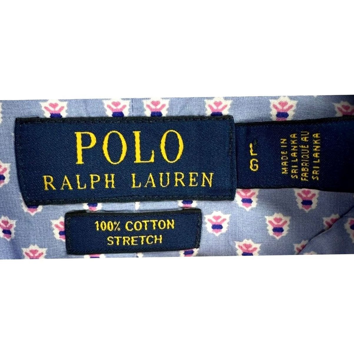 Polo Ralph Lauren Polo Ralph Lauren Button Up Shirt Mens Large Purple Geometric Stretch Pony Size US L / EU 52-54 / 3 - 4 Thumbnail