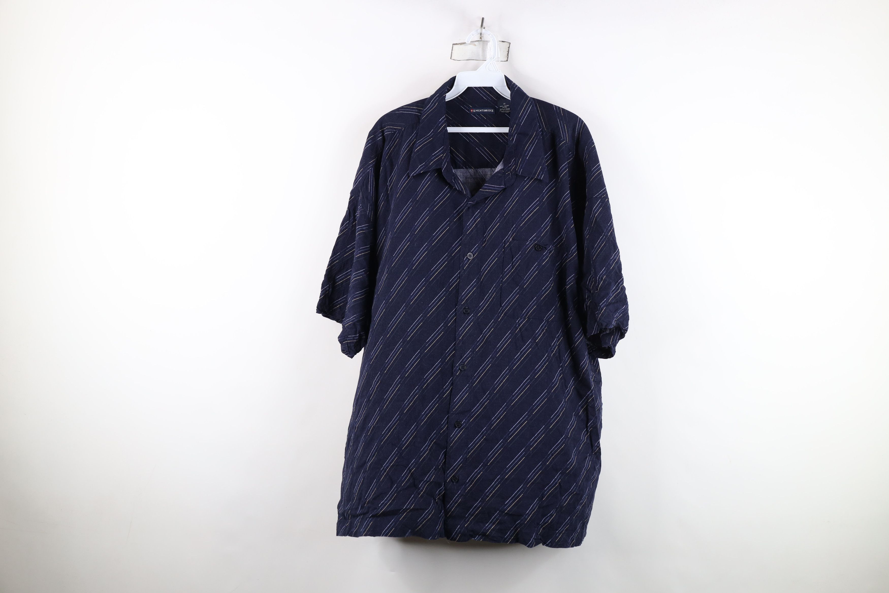 Vintage Vintage 90s Streetwear Rayon Short Sleeve Button Shirt Size US XXL / EU 58 / 5 - 1 Thumbnail