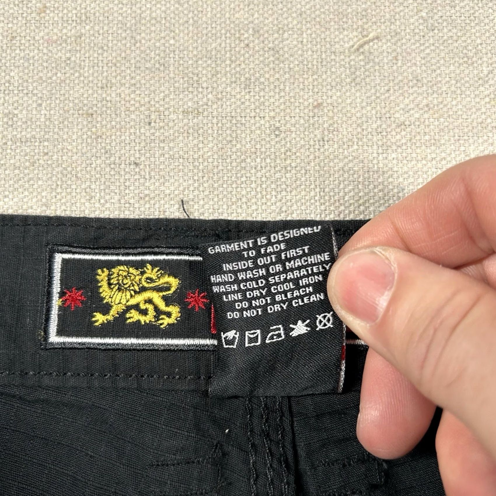 Coogi VINTAGE COOGI Pants Mens 34x34 Cargo Rip Stop Utility Embroidered Patches Black Hip Hop Pants Mens Cargo Hip Hop Embroidered Patches Black 34x34 Size US 34 / EU 50 - 4 Thumbnail