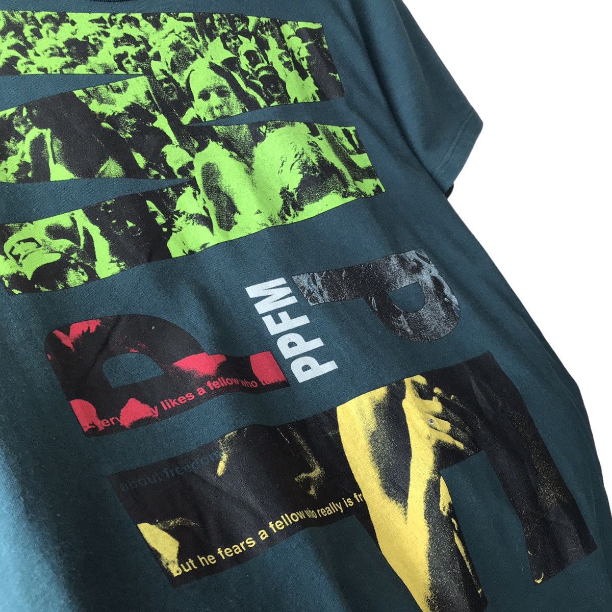 Japanese Brand × PPFM Peyton Place For Men PPFM Japan Woodstock Logo Tee Size US M / EU 48-50 / 2 - 4 Thumbnail