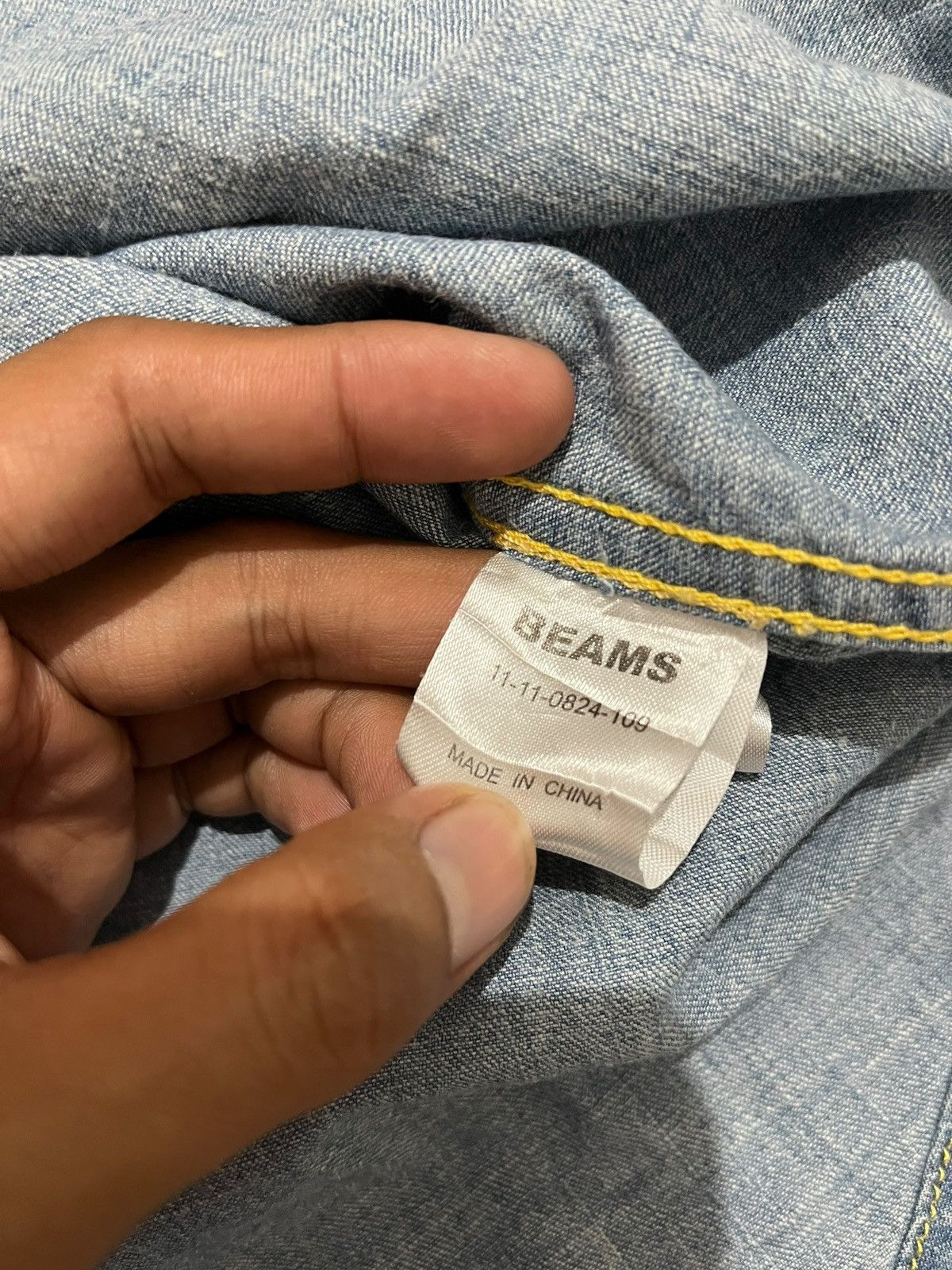 Beams Japan × Japanese Brand Beams Shirt multicolor button with arcuate pocket Size US M / EU 48-50 / 2 - 5 Thumbnail