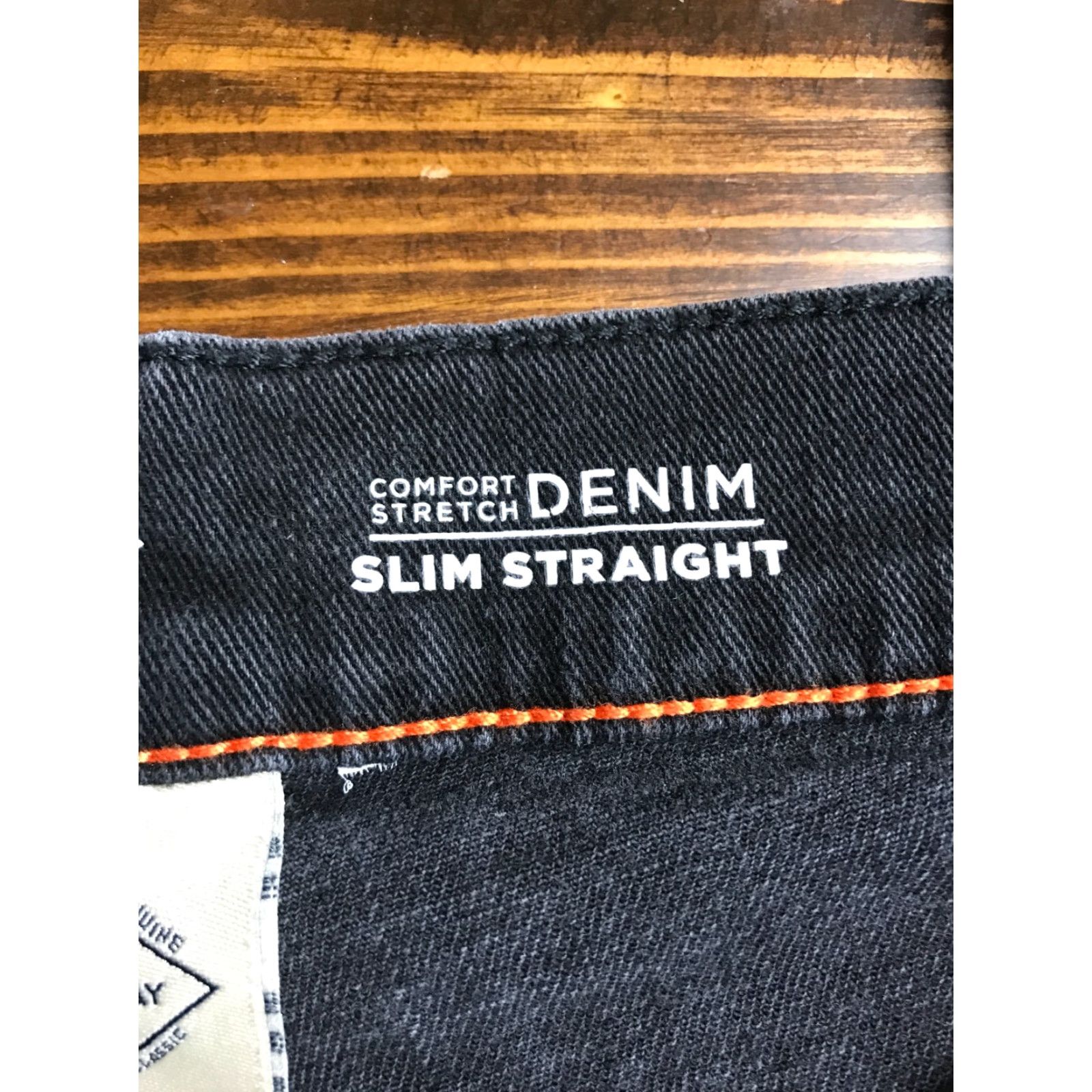 Vintage St John's Bay Denim Jeans Men Slim Straight 36X32 Black Comfort Pockets Modern Vintage No Size US 36 / EU 52 - 4 Thumbnail