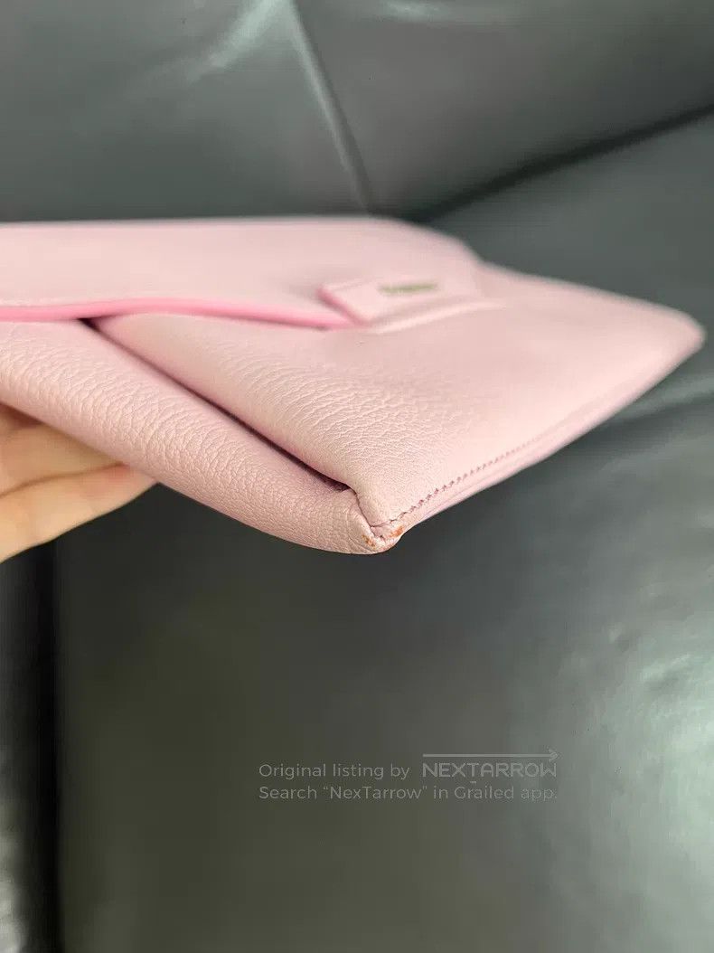 Givenchy Givenchy Envelope Handbag - Pink Calf Leather Size ONE SIZE - 3 Thumbnail
