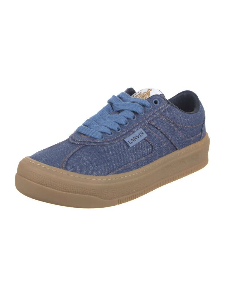 Lanvin oc11z0526 Denim Sneakers in Blue Size US 10.5 / EU 43-44 - 2 Thumbnail