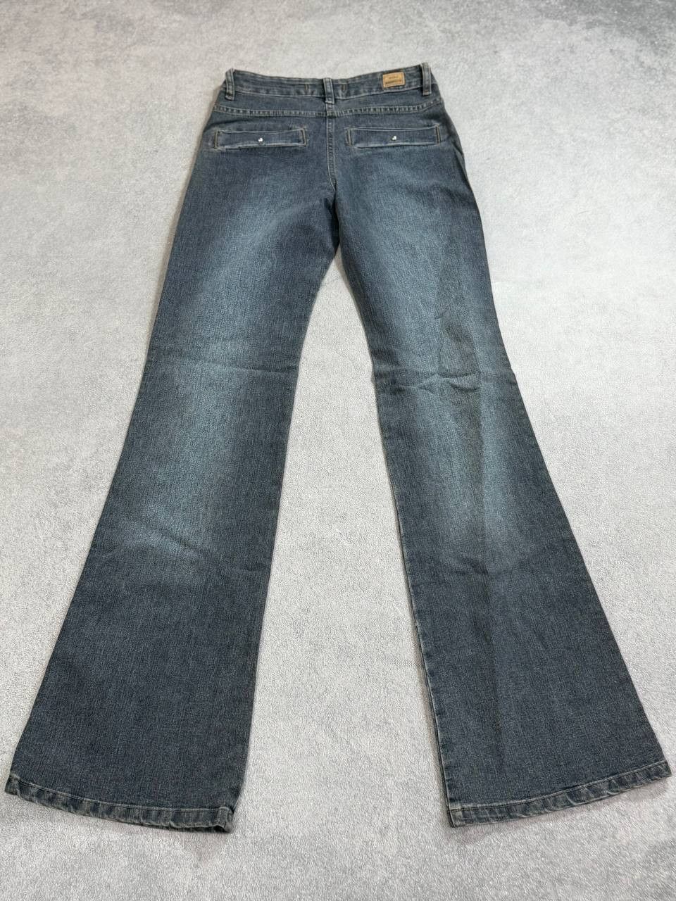 Japanese Brand vtg junya watanabe style avant-garde flared denim jeans Size 28" / US 6 / IT 42 - 10 Thumbnail