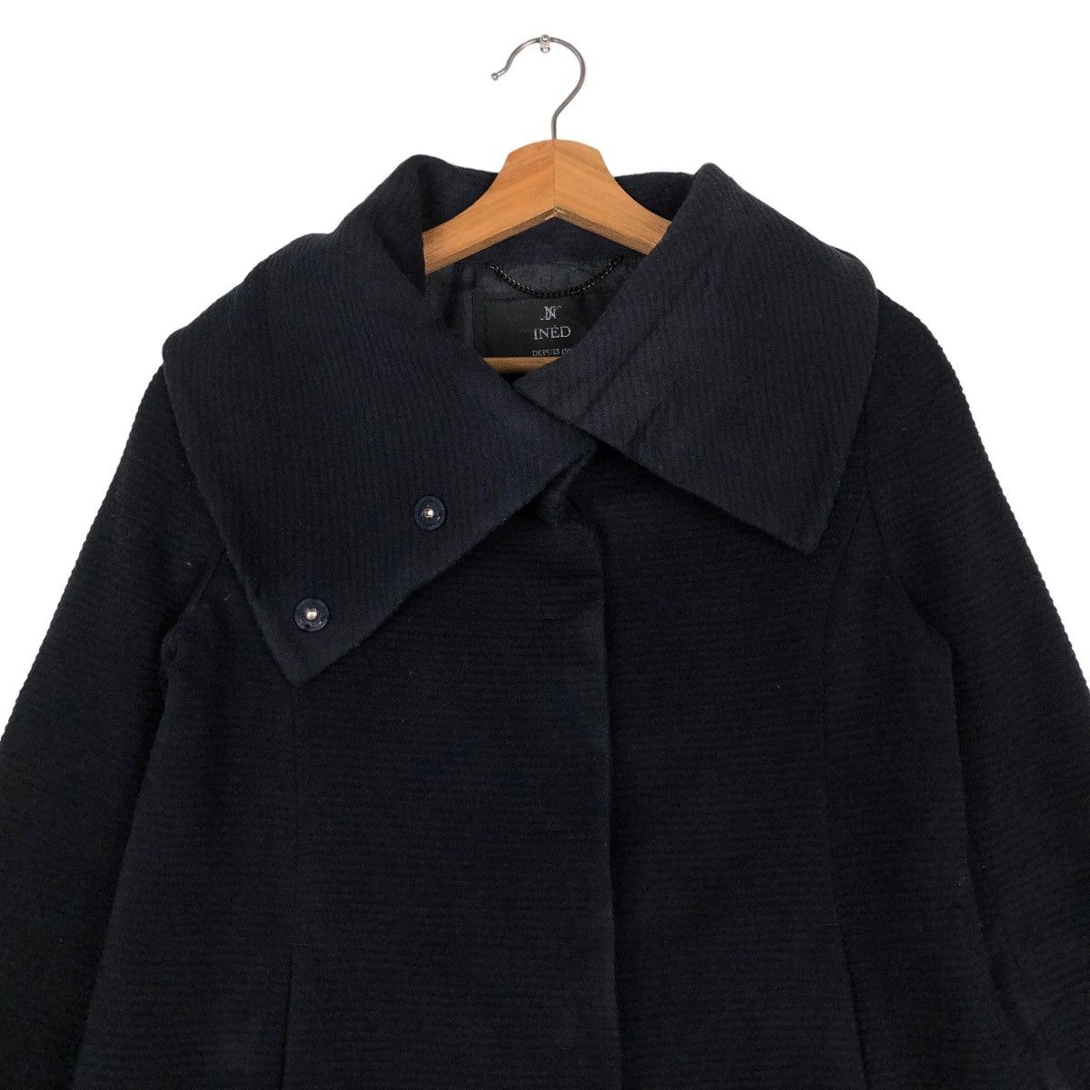 Japanese Brand 🔥Biker Cropped Wool Jacket Ined Japan Made Size US M / EU 48-50 / 2 - 3 Thumbnail