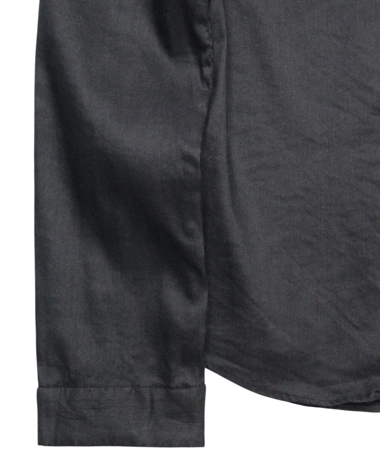 junhashimoto 2000S WJK CLASSIC BLACK HIDDEN PLACKET LINEN MINIMAL SHIRT Size US L / EU 52-54 / 3 - 6 Thumbnail