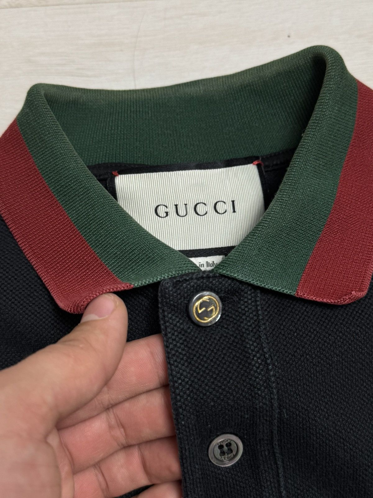 Gucci Gucci Vintage Polos T-Shirt Luxury Brand Old Money Style Size US M / EU 48-50 / 2 - 5 Thumbnail