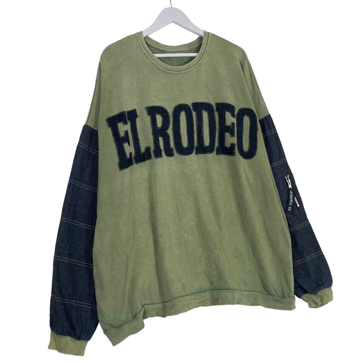 Japanese Brand 💥ELRODEO BAGGY CREWNECK PULLOVER SWEATSHIRT Size US XXL / EU 58 / 5 - 3 Thumbnail