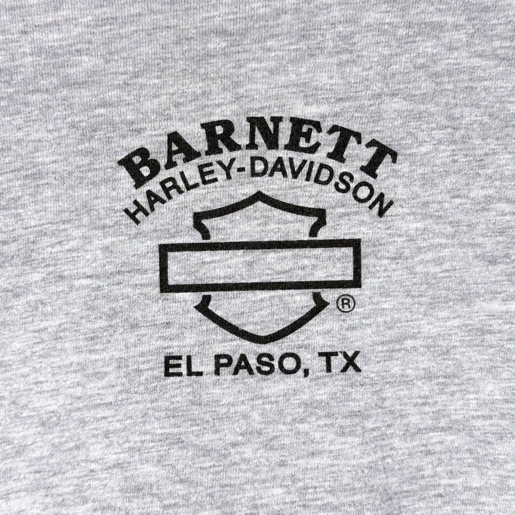 Harley Davidson Harley-Davidson T-Shirt Long Sleeve Gray Men's XL Pockets Texas Gr ay Size US XL / EU 56 / 4 - 6 Thumbnail