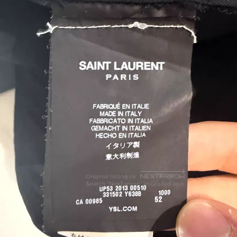 Saint Laurent Paris Saint Laurent Paris First-year green fruit collar wool sui Size US L / EU 52-54 / 3 - 6 Thumbnail