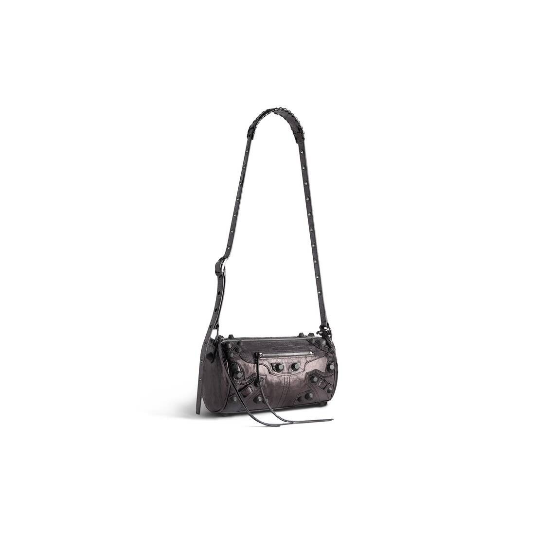 Balenciaga o1srvl11e0825 Size: OS / Bag Metallized in Metalic Grey Size ONE SIZE - 4 Thumbnail