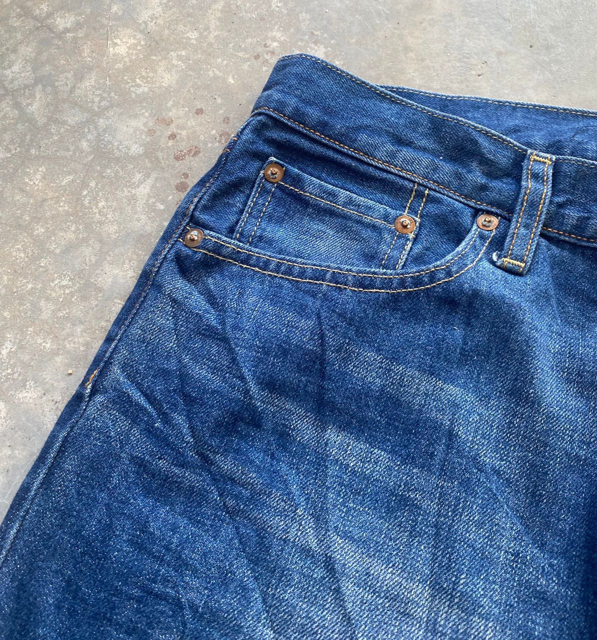 Japanese Brand 💥BEST OFFER💥VINTAGE UNIQLO JEANS FLARE DENIM Size US 36 / EU 52 - 7 Thumbnail