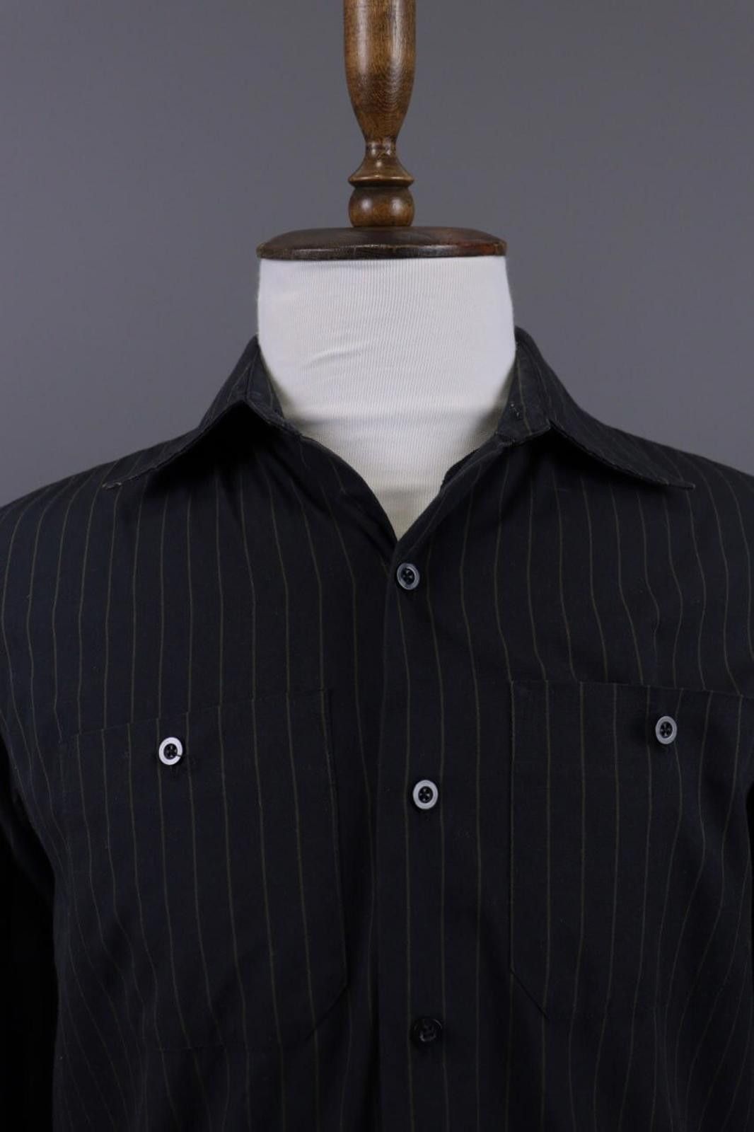 Carhartt Carhartt Black Striped Long Sleeve Overshirt Size M Size US M / EU 48-50 / 2 - 4 Thumbnail