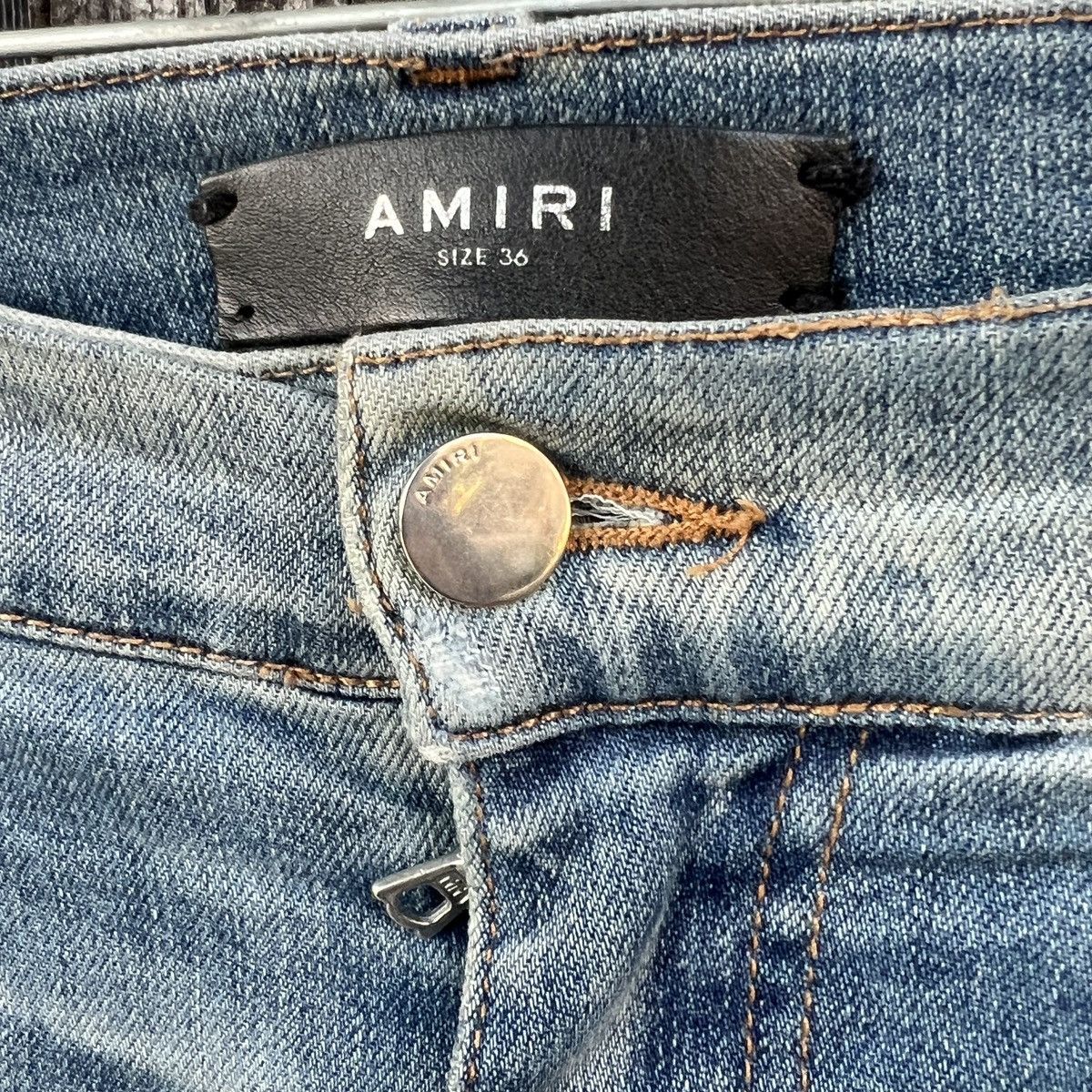 Amiri Amiri Designer Distressed Size 36 Skinny Jeans Size US 36 / EU 52 - 2 Thumbnail