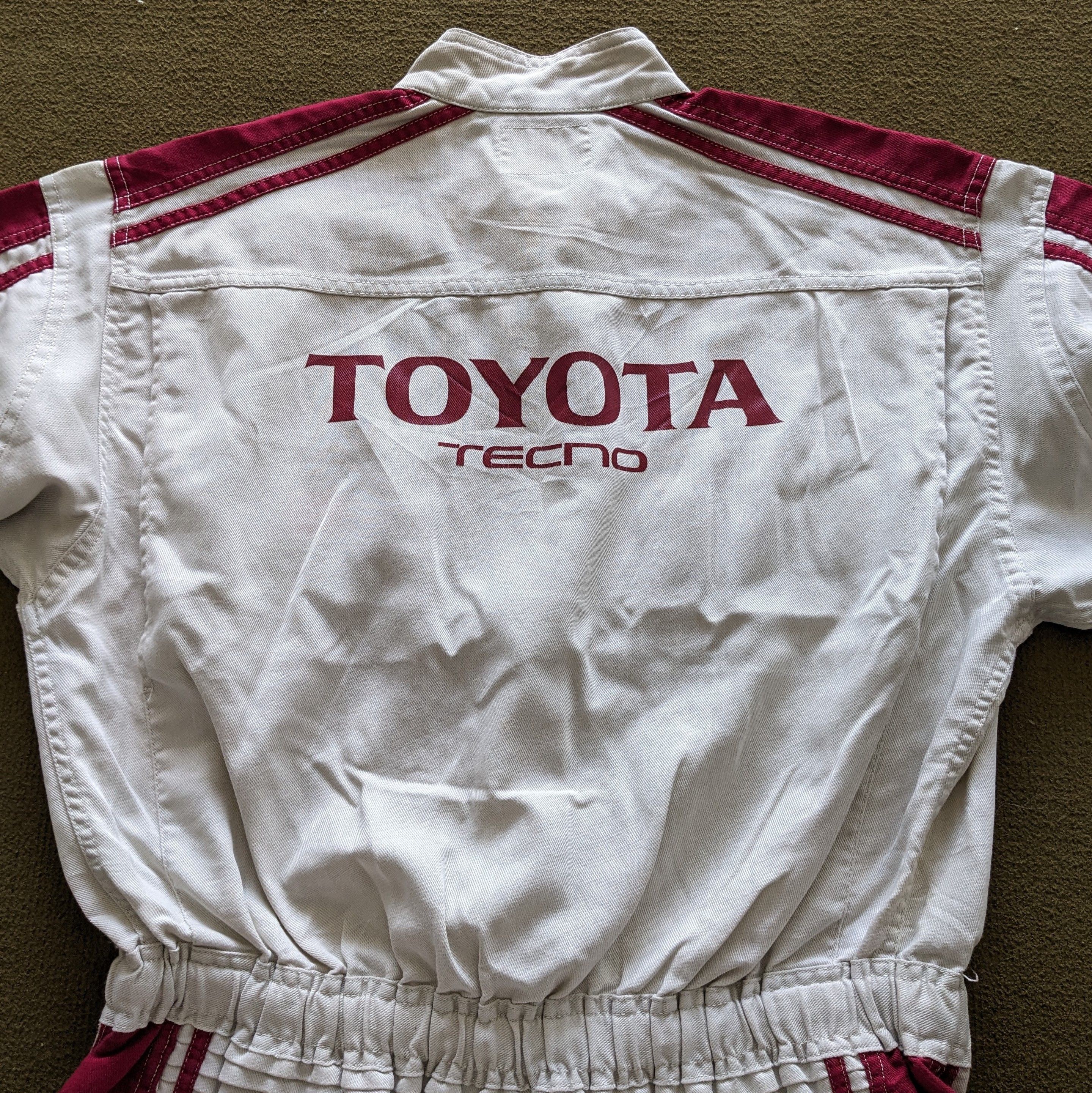 Vintage TOYOTA TECNO Racing Coverall Workwear Jacket