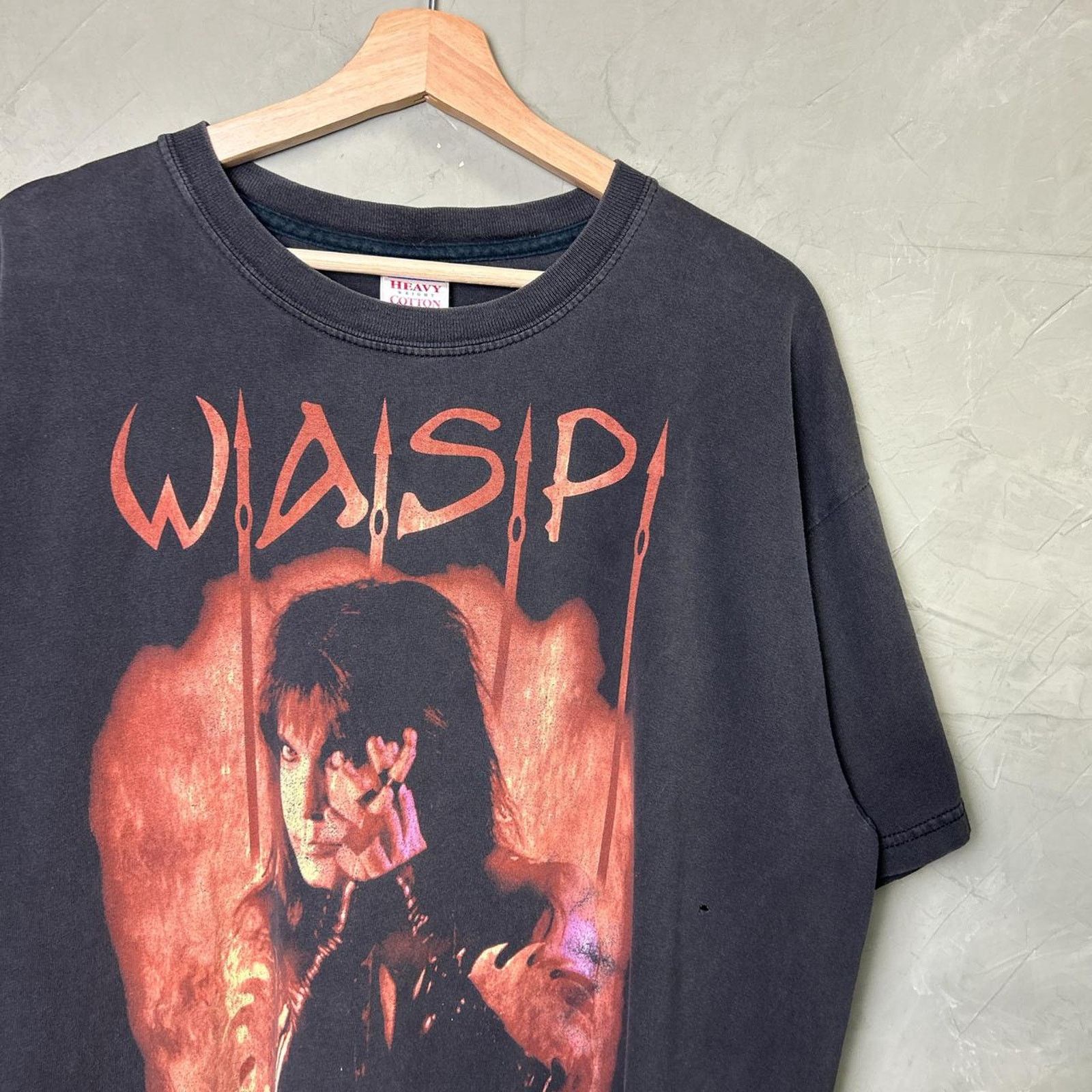 Gildan WASP Helldorado World Domination Faded Tee XL 90s Size US XL / EU 56 / 4 - 2 Thumbnail
