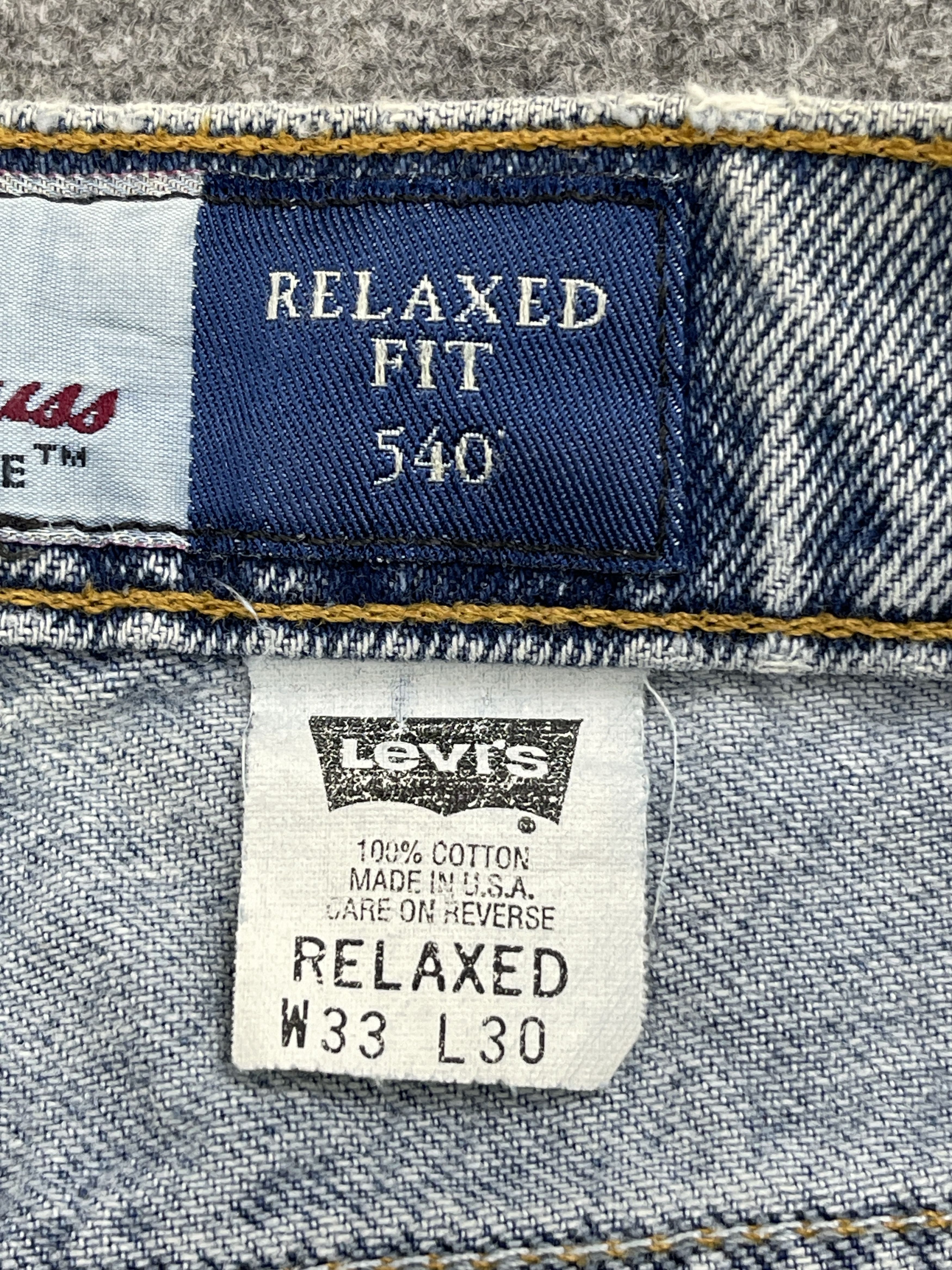 Levi's Vintage 90s Levis 540 Relaxed Fit Denim DP2498 Size US 31 - 8 Thumbnail