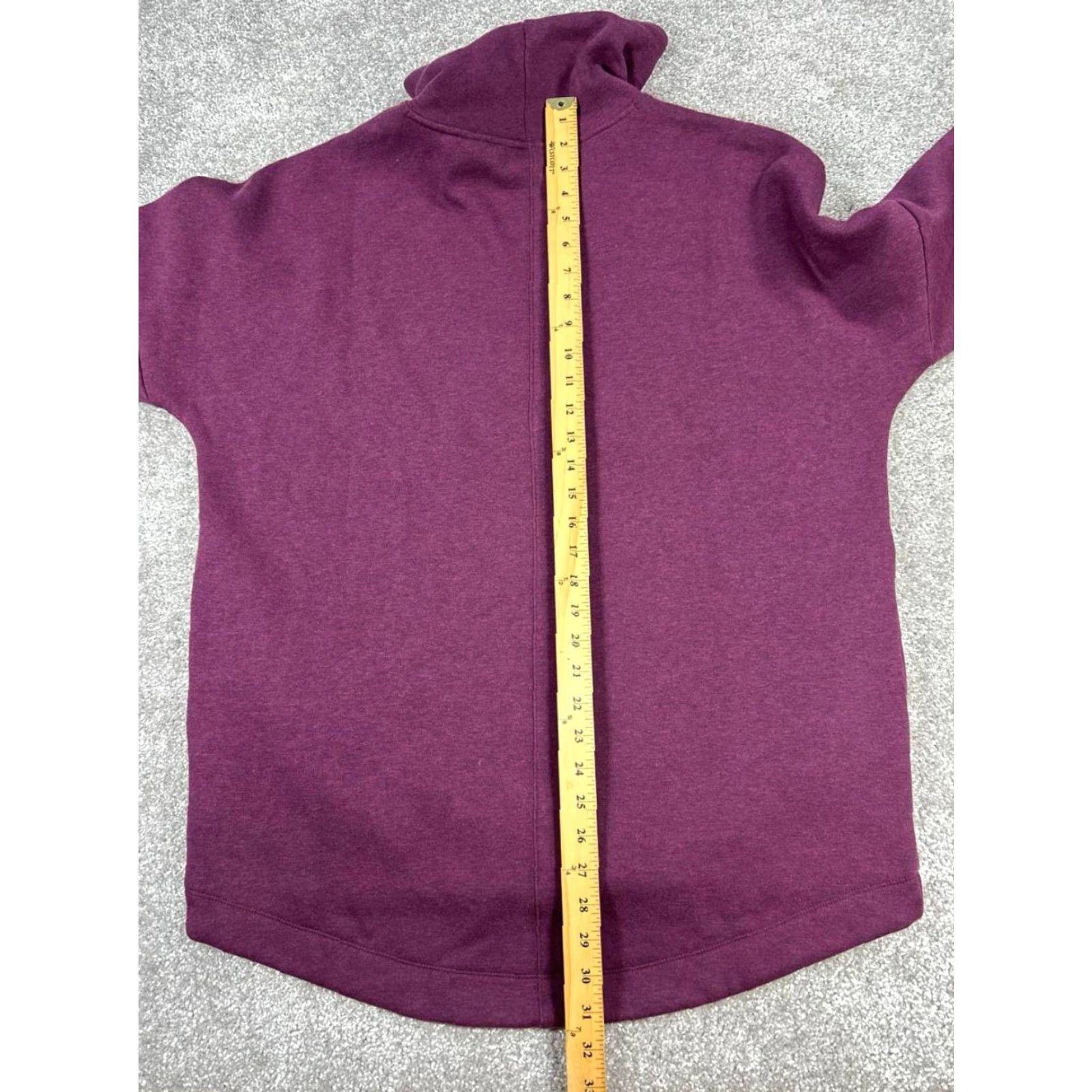Athleta Athleta Sweater Womens M Purple Turtleneck Pullover Knit Long Sleeve Casual Winter Fall Spring Size M / US 6-8 / IT 42-44 - 7 Thumbnail