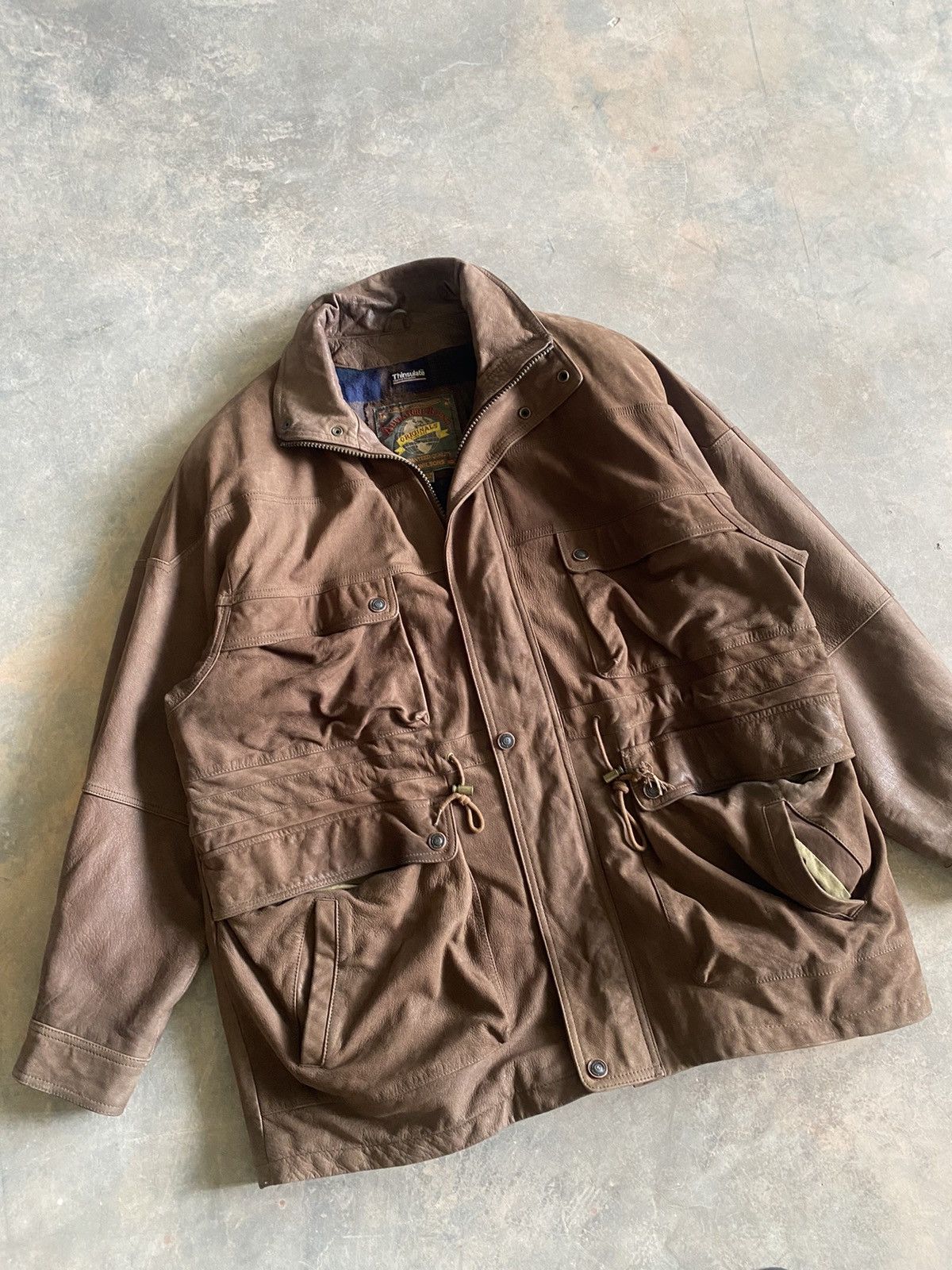 Vintage VINTAGE WILSONS LEATHER PARKA JACKET WINTER PUNK GRUNGE LGB Size US L / EU 52-54 / 3 - 3 Thumbnail