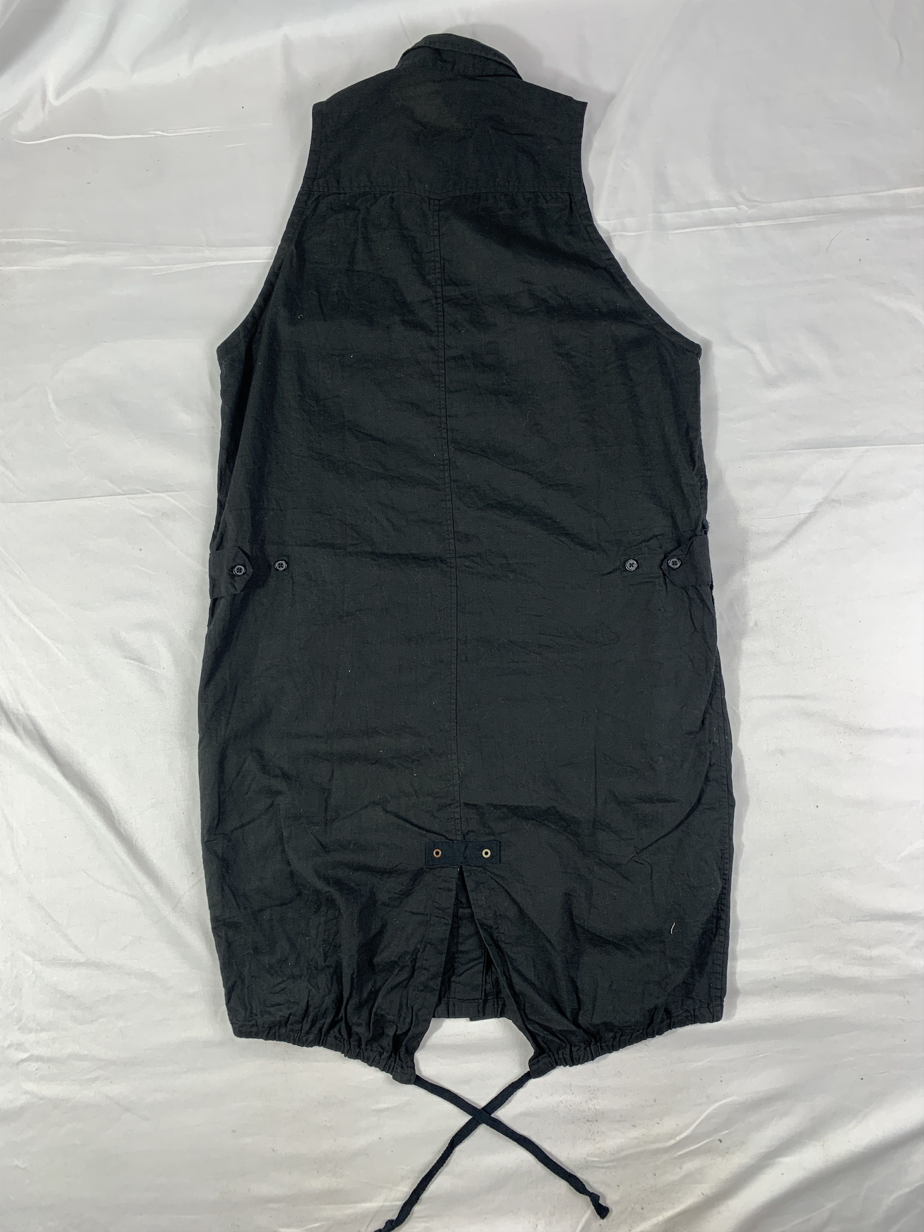 Japanese Brand PPFM Black Parka Dress (M) Size M / US 6-8 / IT 42-44 - 4 Thumbnail