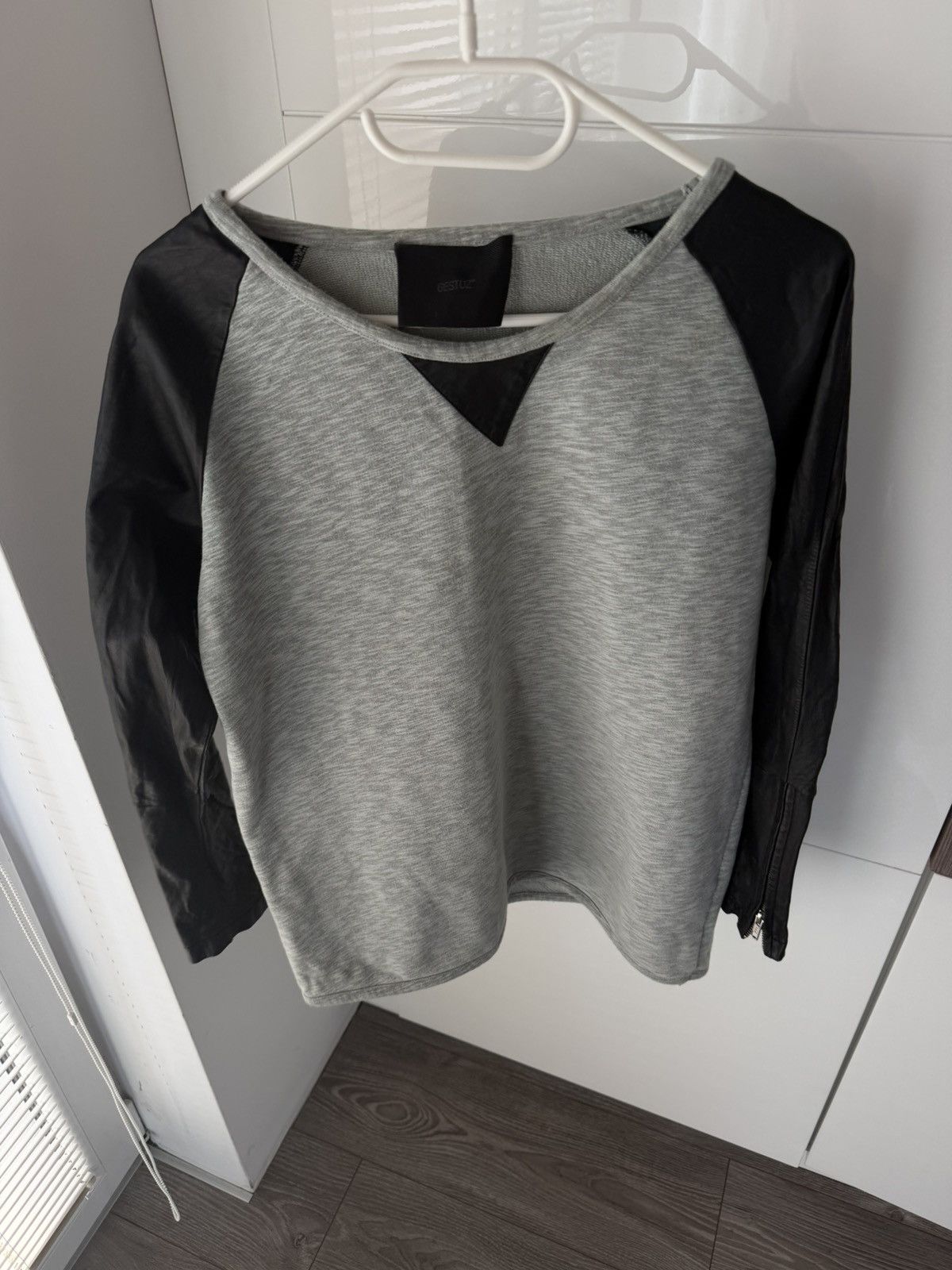 Gestuz Gestuz La Cours Vej 6 Leather Sleeves Cales Blouses Size M / US 6-8 / IT 42-44 - 4 Thumbnail