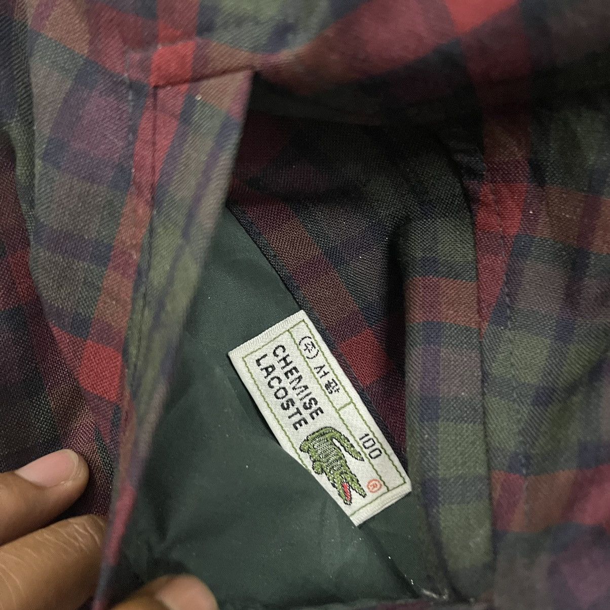 Lacoste × Vintage Vintage Lacoste Reversible Bomber Jacket Size US L / EU 52-54 / 3 - 5 Thumbnail