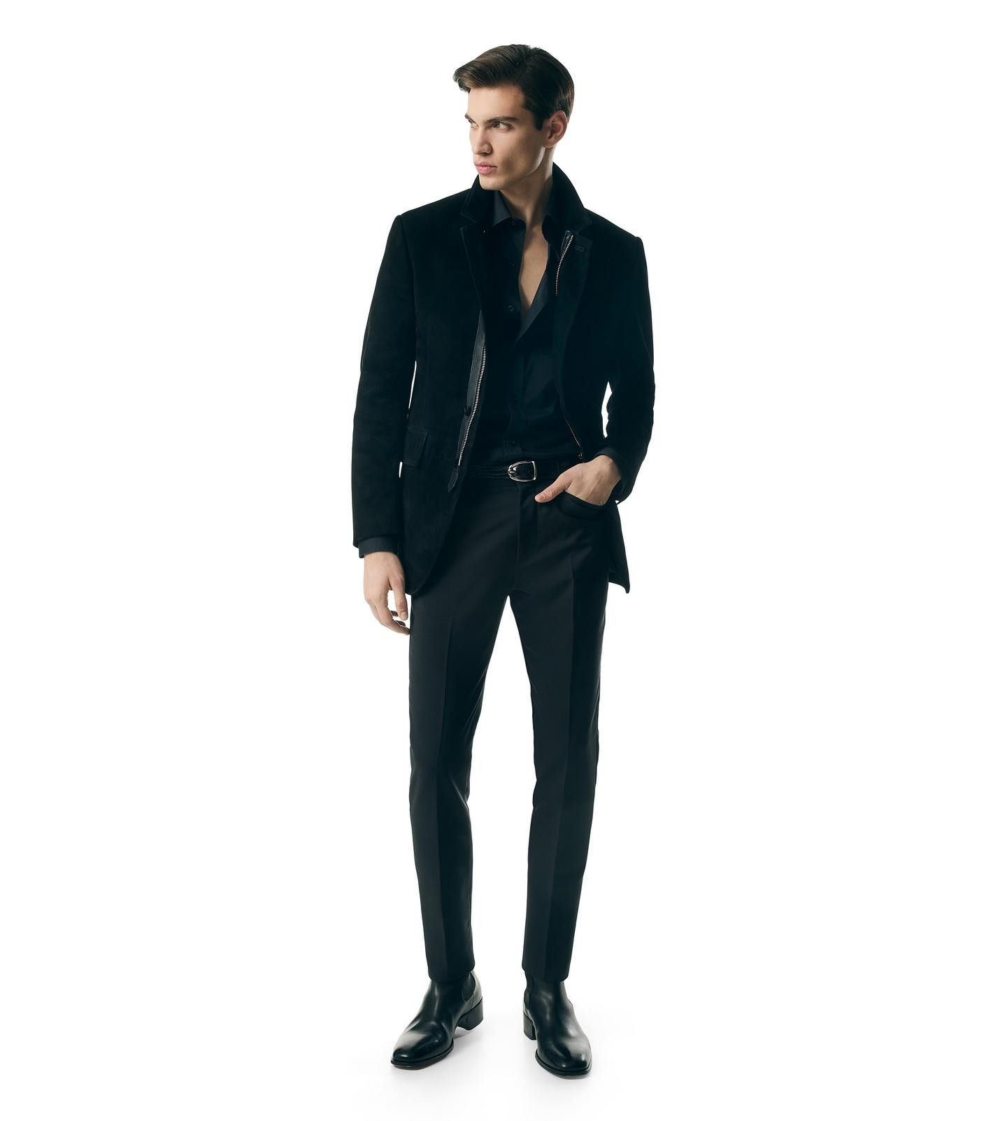 Tom Ford A Menswear Grail $10-$14K Rare Coveted Suede Leather Jacket Size US M / EU 48-50 / 2 - 5 Thumbnail