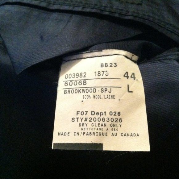 Brooks Brothers BROOKS BROTHERS MEN'S 100%WOOL SPORT COAT BLAZER SIZE: 44L Size 44L - 12 Thumbnail
