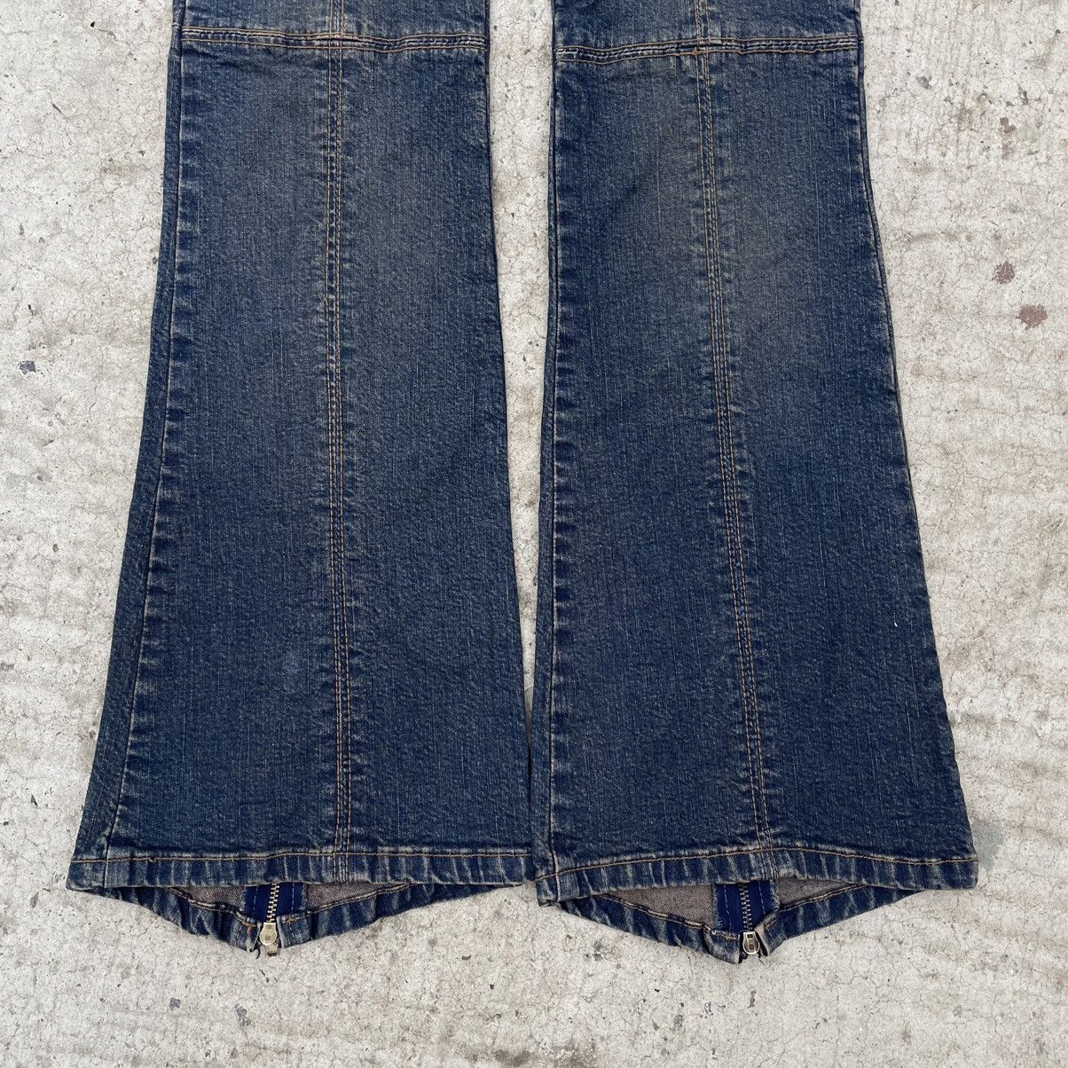 Le Grande Bleu (L.G.B.) Vintage Flared Crazy Fit Gang Star Jeans Size W30xL32 Punk Size 28" / US 6 / IT 42 - 3 Thumbnail