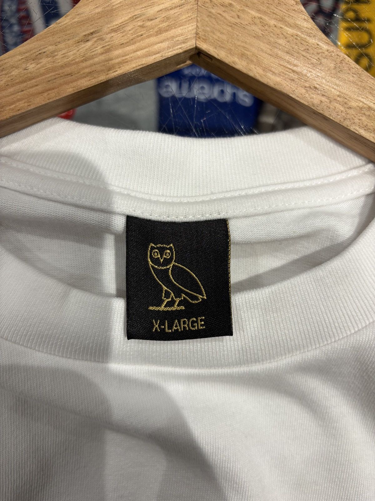 October's Very Own OVO Small Owl Classic Long Sleeve Tee White Size: XL Size US XL / EU 56 / 4 - 5 Thumbnail