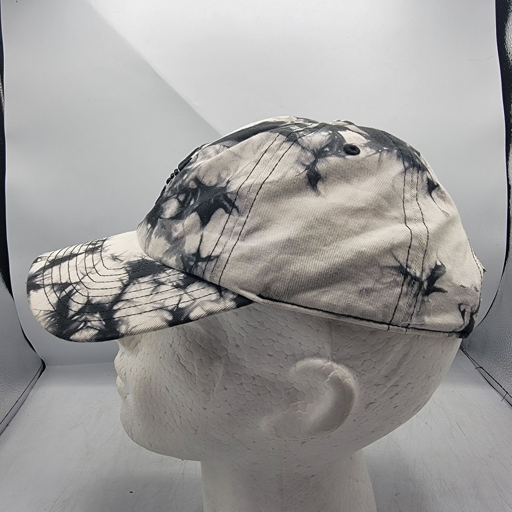 Adidas Adidas Tie Dye Adults Black White Baseball Hat Cap Adjustabl Size ONE SIZE - 2 Thumbnail
