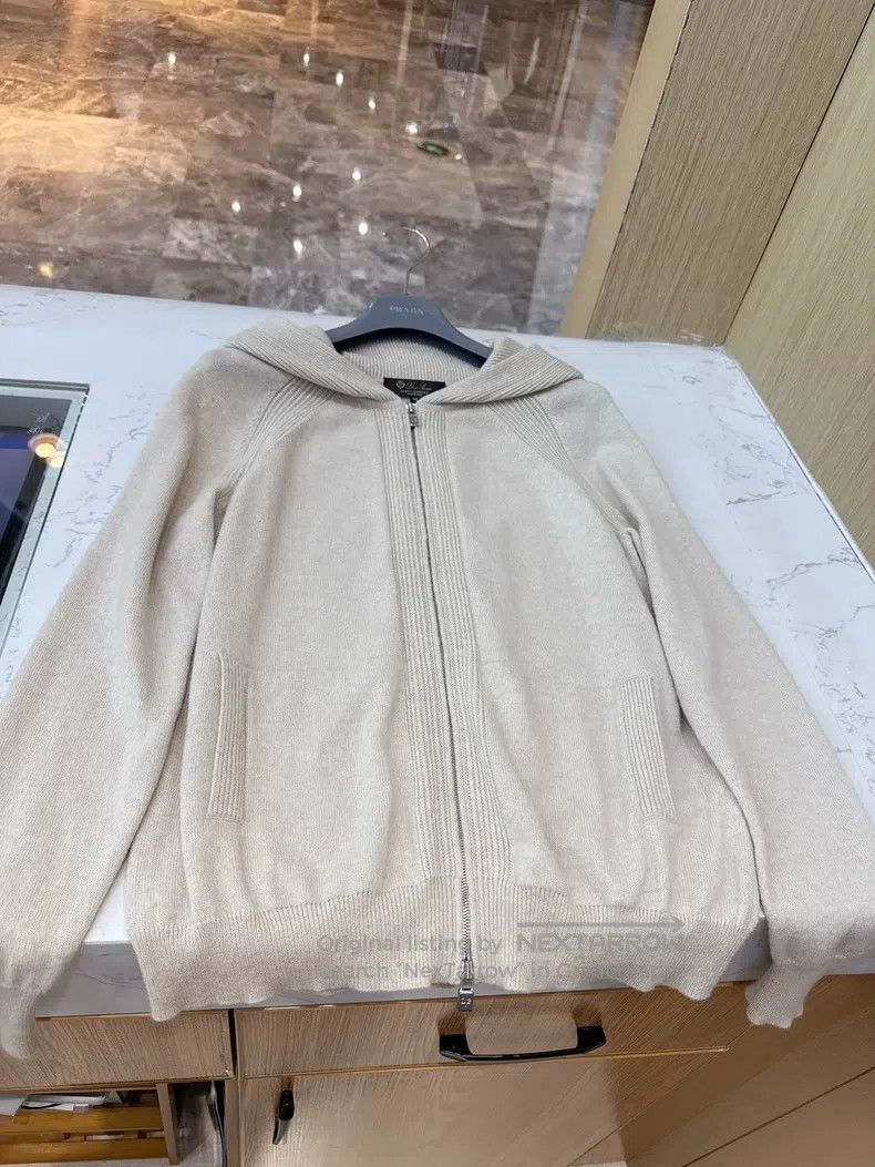 Loro Piana Loro Piana Small cashmere zippered hooded sweater cardigan Size S / US 4 / IT 40 - 2 Thumbnail