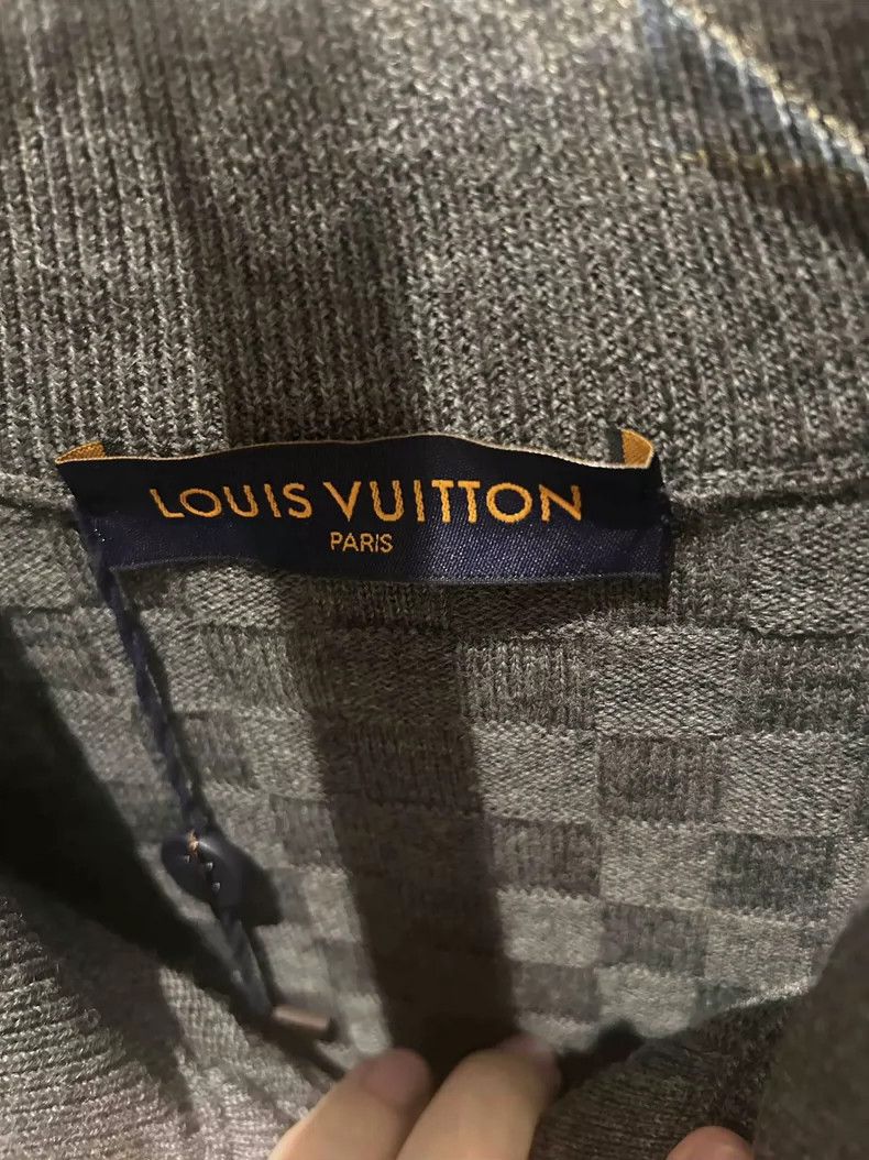 Louis Vuitton Louis Vuitton Checkerboard Cardigan sweater Size US XXL / EU 58 / 5 - 4 Thumbnail