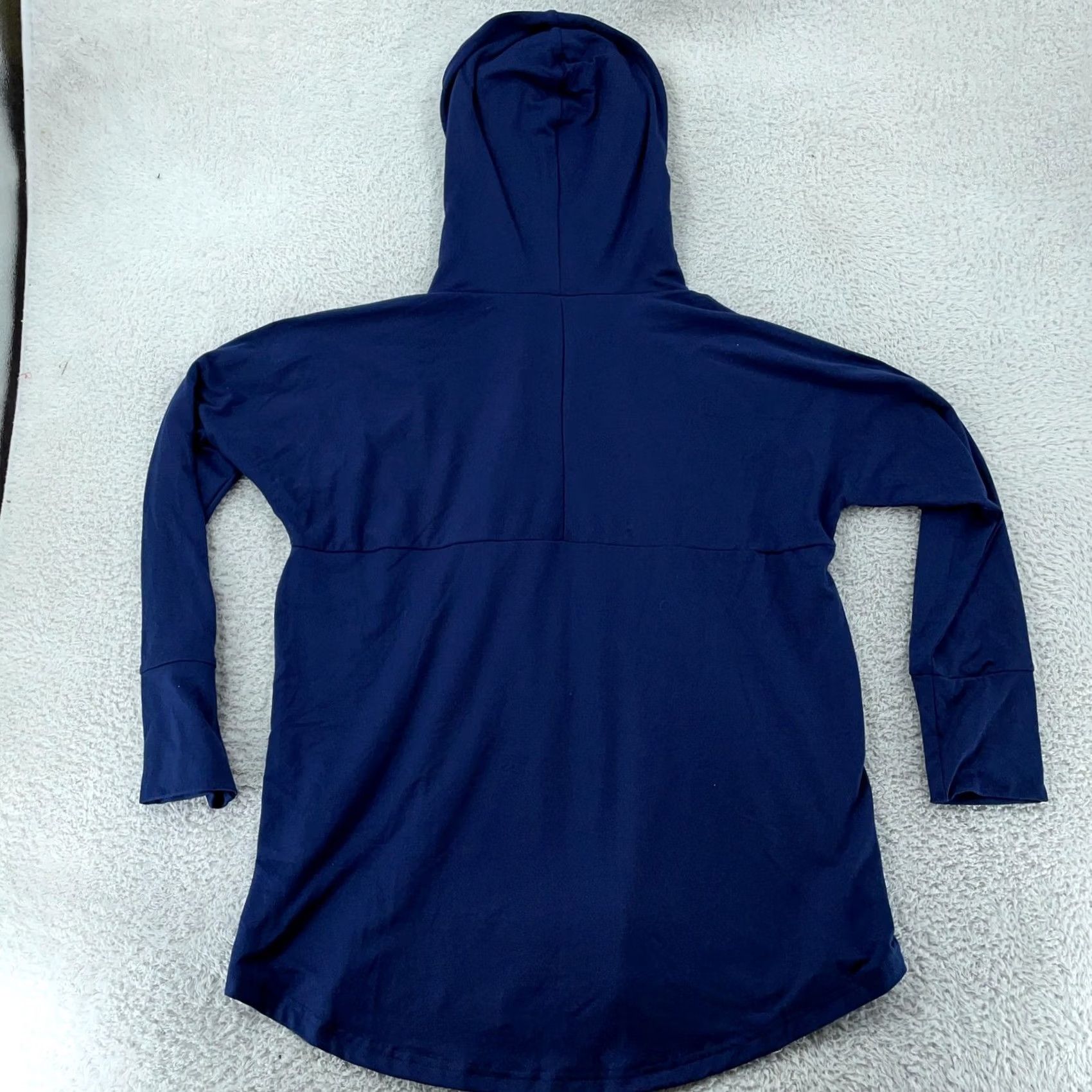 Vintage LuLaRoe Hoodie Womens XL Navy Blue Cat Face Graphic Kangaroo Pocket Raglan Top Size XL / US 12-14 / IT 48-50 - 3 Thumbnail
