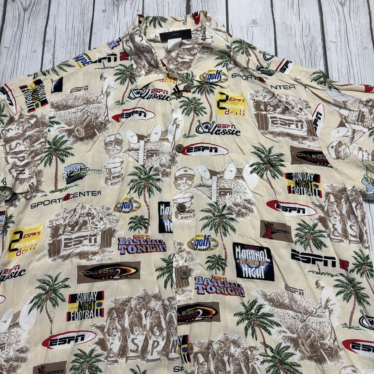 Vintage Vintage ESPN shirt Size US XL / EU 56 / 4 - 3 Thumbnail
