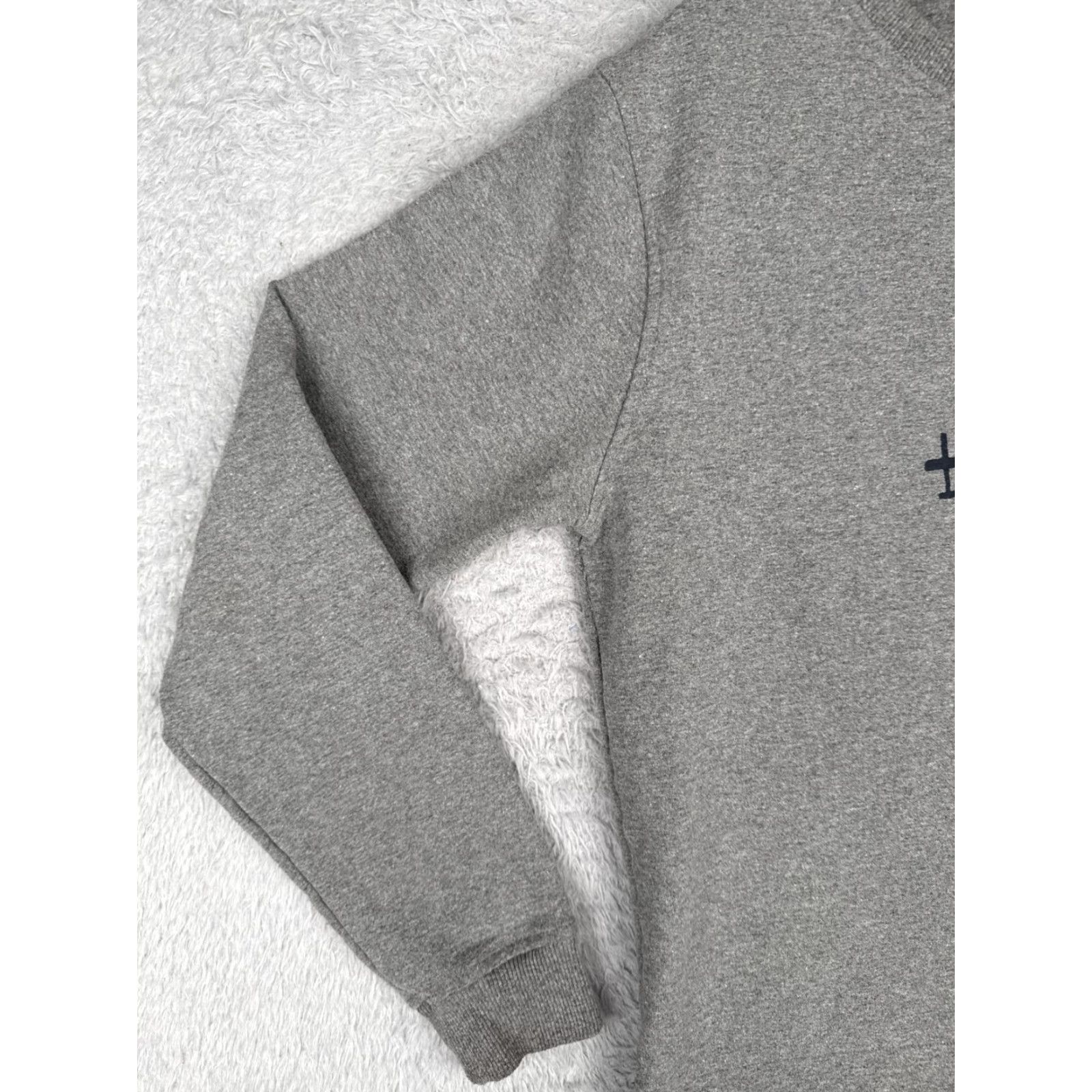 Patagonia Patagonia Sweatshirt Hoodie Womens Large Gray Crew Neck Teardrop Live Simply Camp Logo Pockets 3-Season Fleece Size L / US 10 / IT 46 - 3 Thumbnail