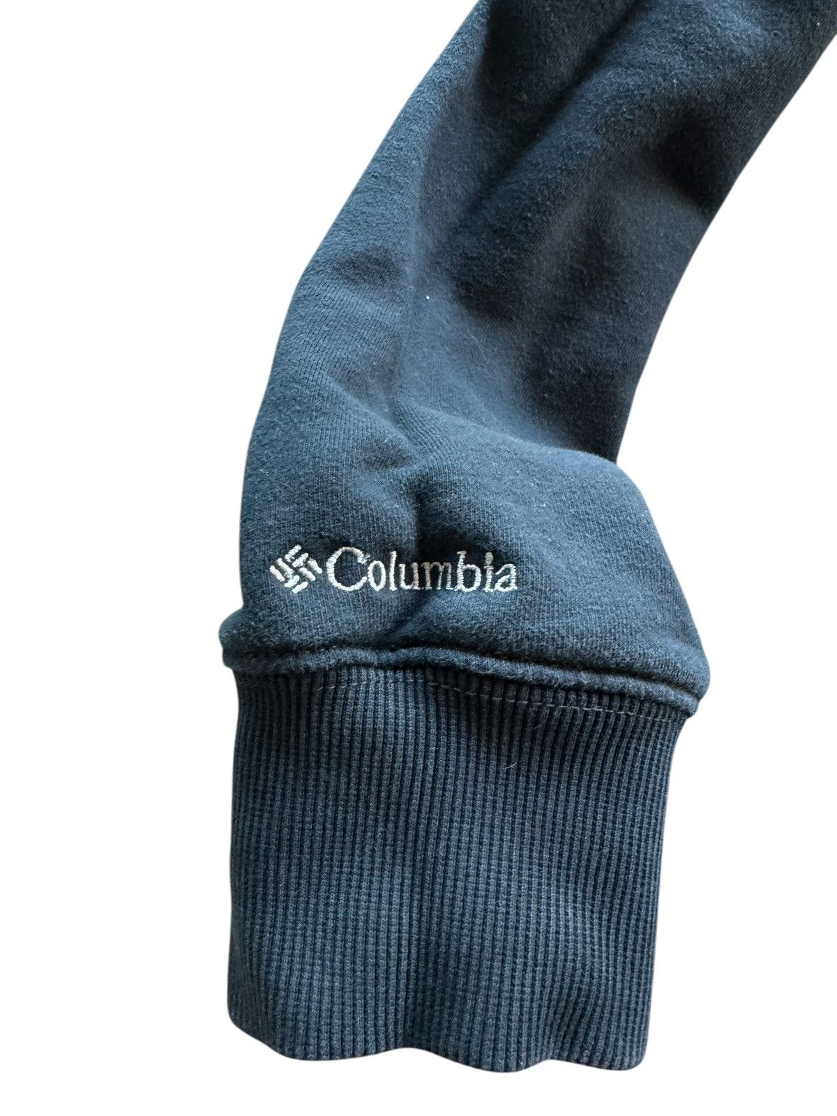 Columbia Embroidered Columbia Zip Up Ribbed Drawstring Hoodie Size US XL / EU 56 / 4 - 5 Thumbnail