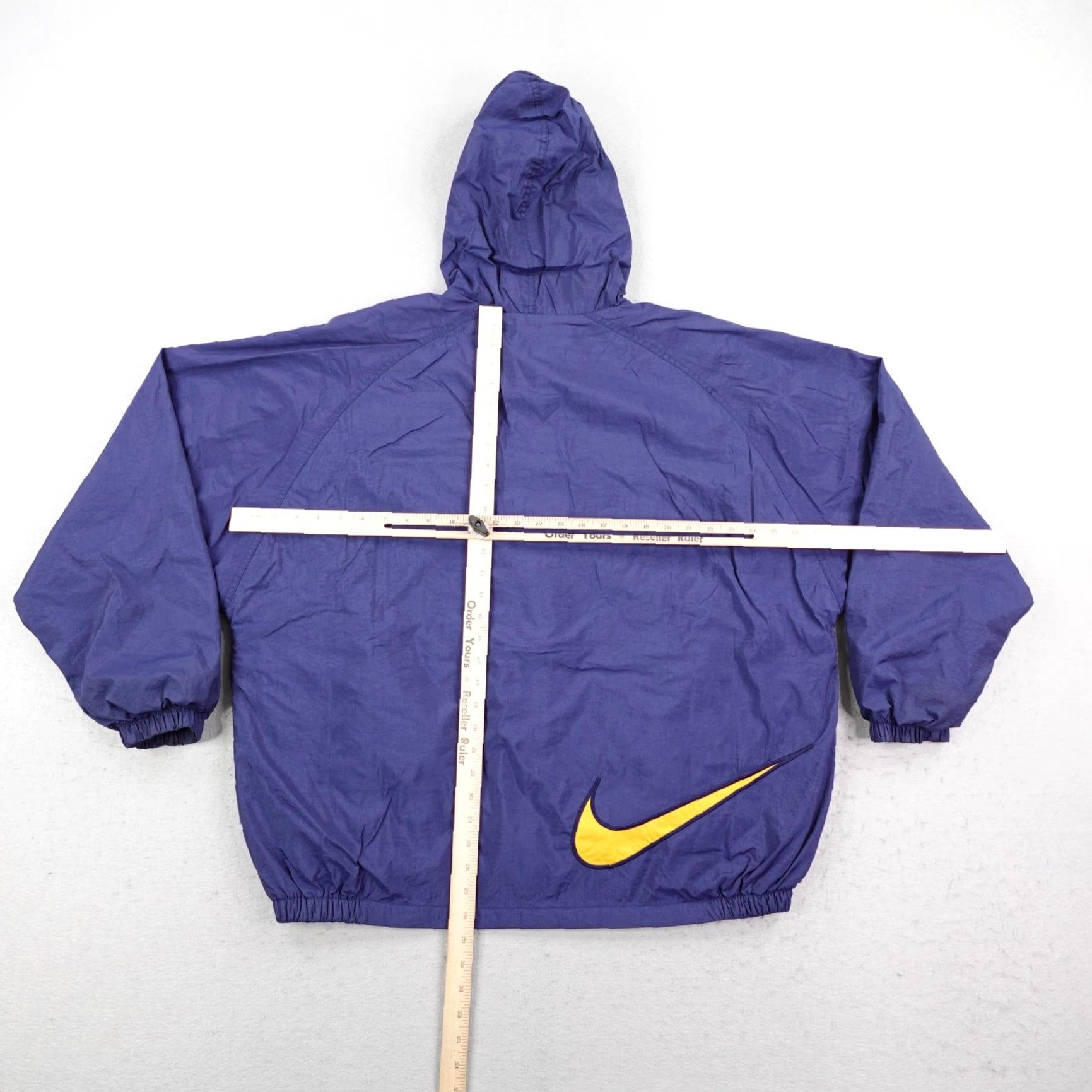 Nike Vintage Nike Jacket Mens 2XL Blue Quilted Insulated Windbreaker Parka Coat 90s Size US XXL / EU 58 / 5 - 4 Thumbnail