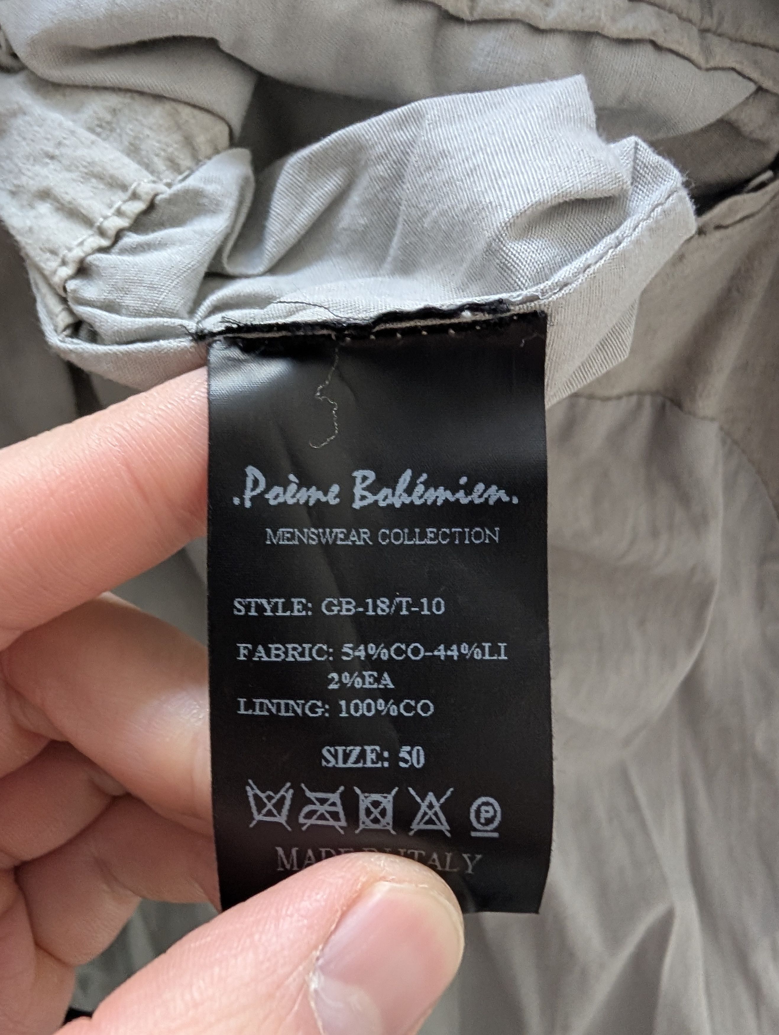Poeme Bohemien Blazer Size 48R - 5 Thumbnail